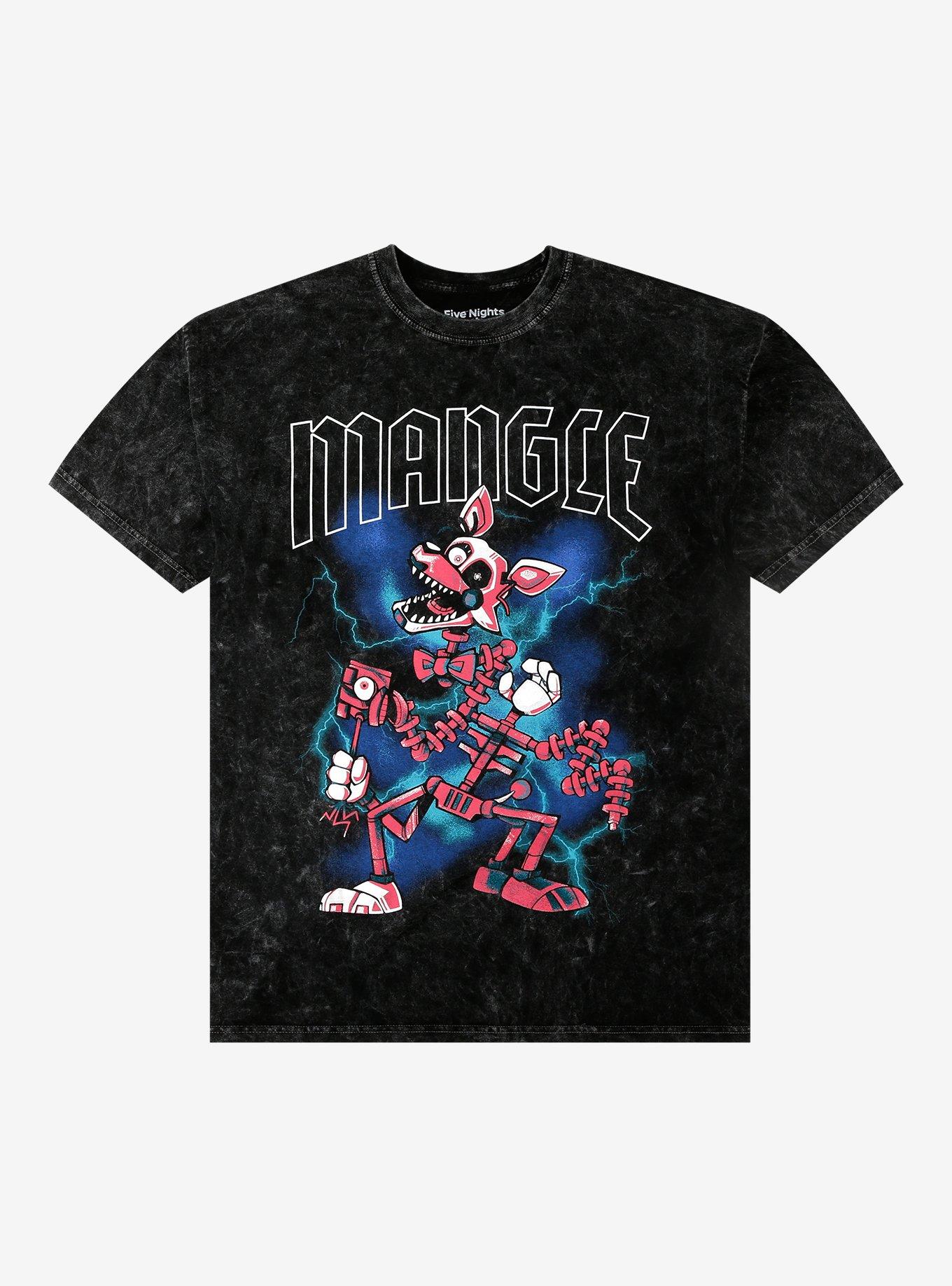 Five Nights At Freddys Mangle Lightning T Shirt