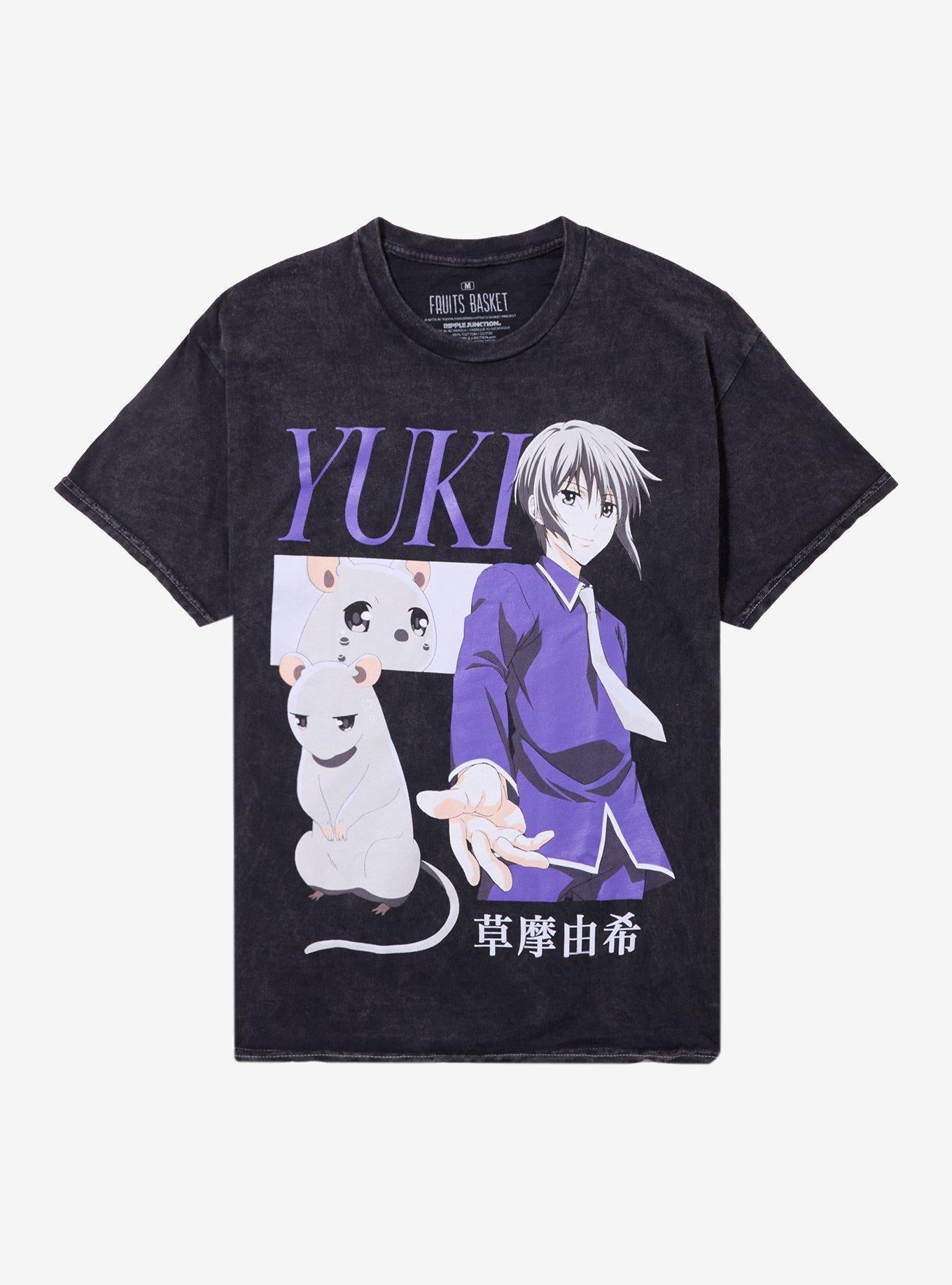 Fruits Basket Yuki Rat Collage T-Shirt | Premium Unisex T-Shirt, Trending Graphic Tee
