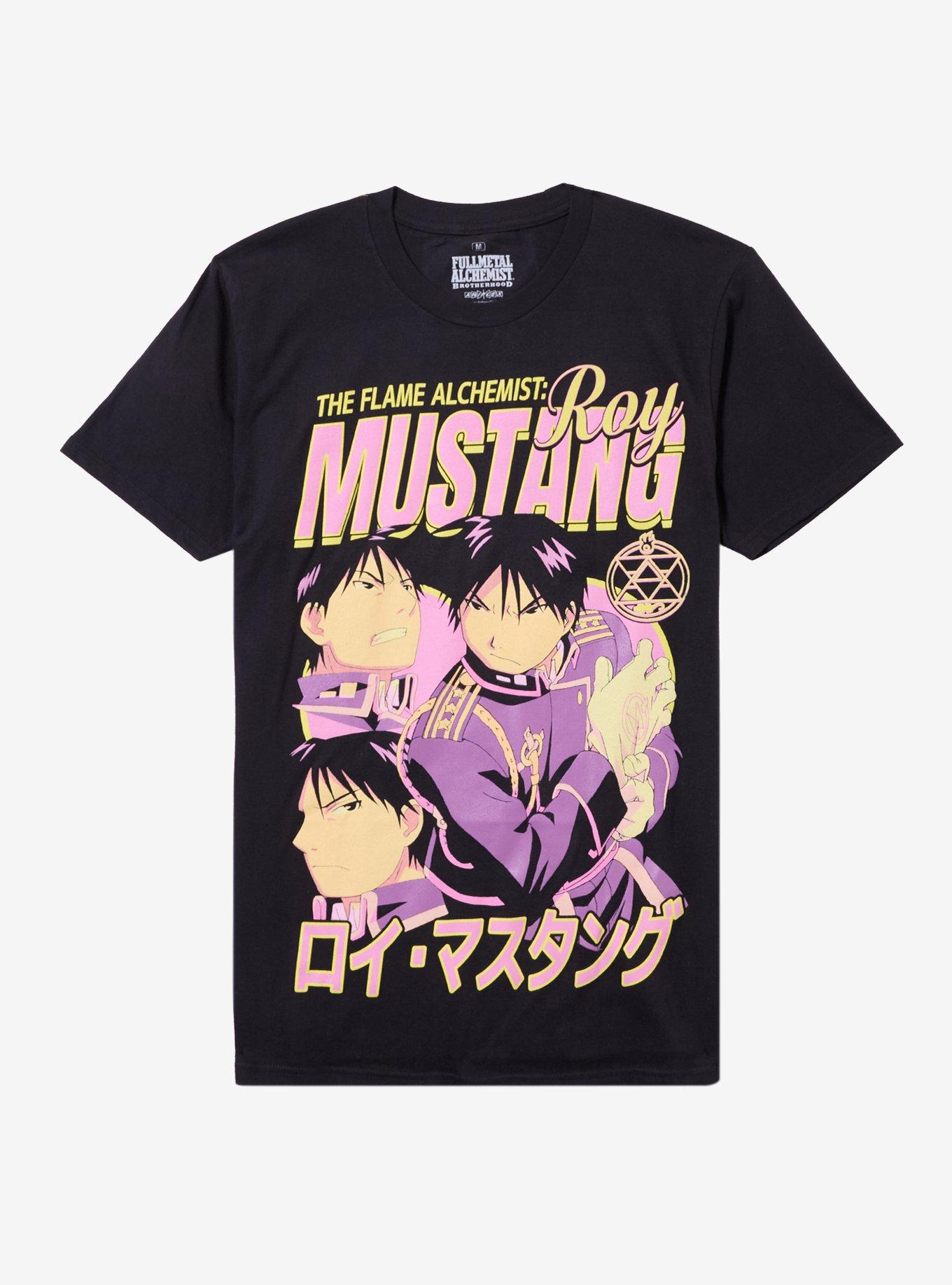 Fullmetal Alchemist Brotherhood Roy Mustang Collage TShirt Graphic Tee | Graphic Tee | Unisex Shirt | High-Quality Print
