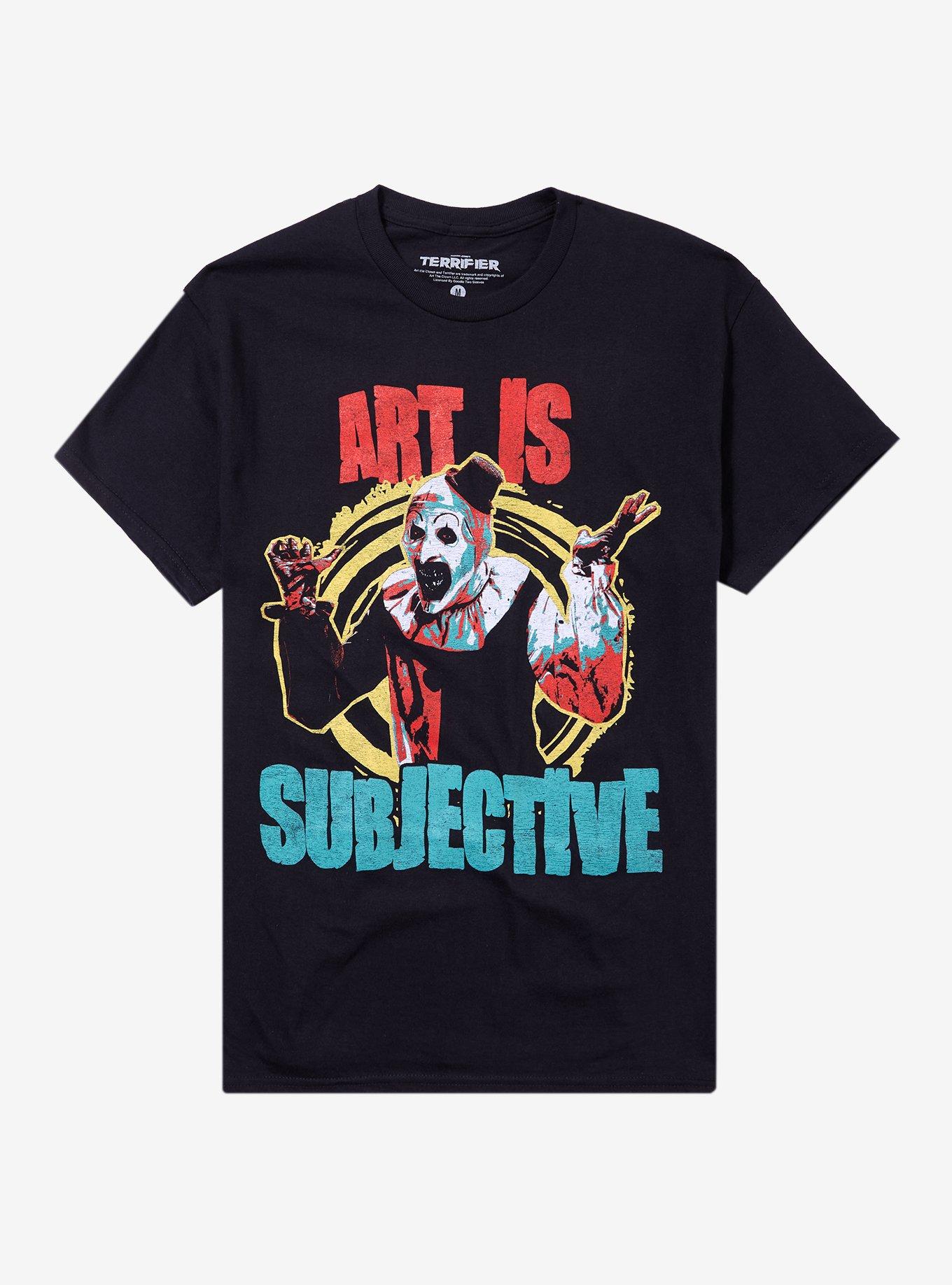 Terrifier Art Is Subjective T-Shirt | Premium Unisex T-Shirt, Trending Graphic Tee