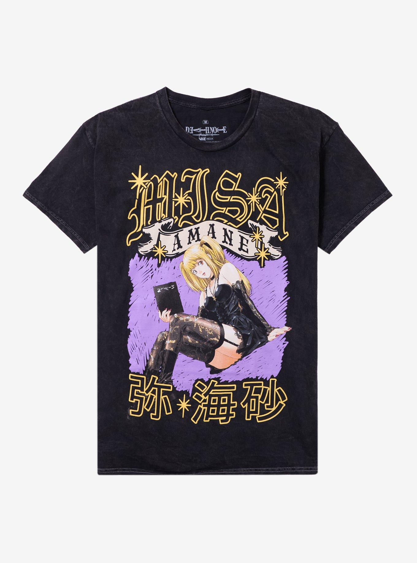 Death Note Misa Sparkle Banner TShirt Graphic Tee | Graphic Tee | Unisex Shirt | Top Trending Fashion