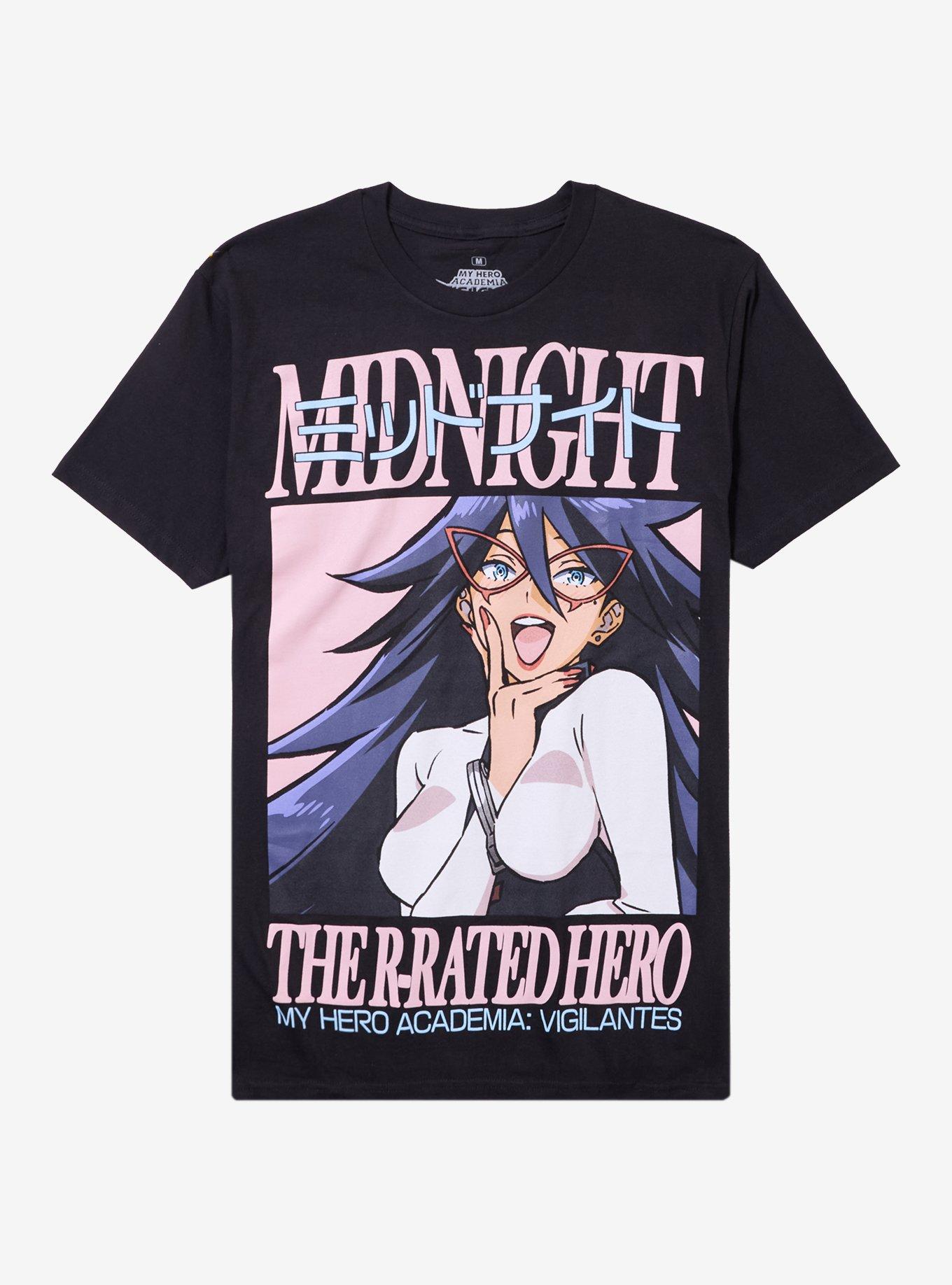 My Hero Academia Vigilantes Midnight Portrait T-Shirt T-Shirt | Top Trending Artwork | Must-Have Style