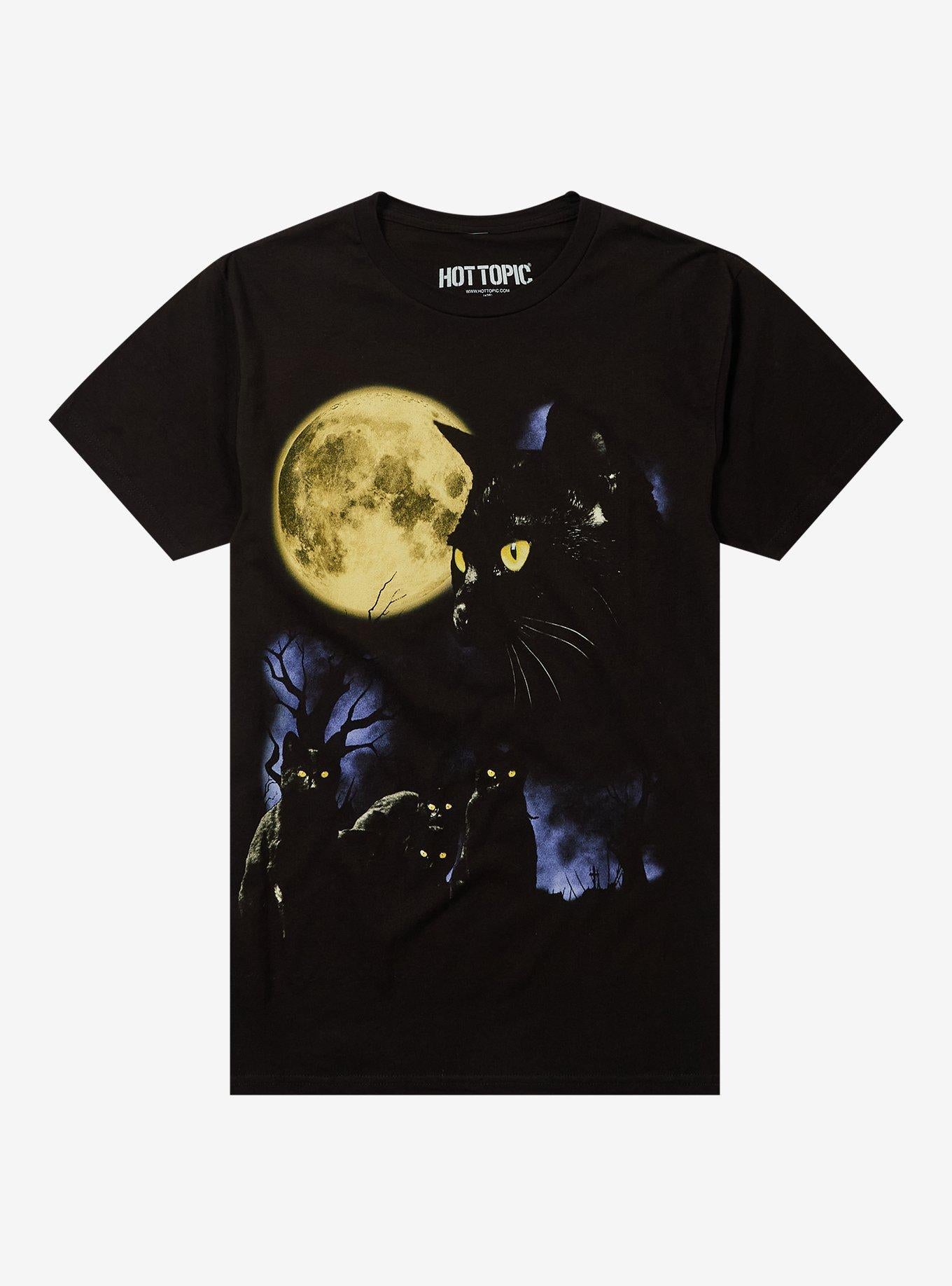 Black Cat Collage T-Shirt T-Shirt | Exclusive Art Design | Great Gift Idea
