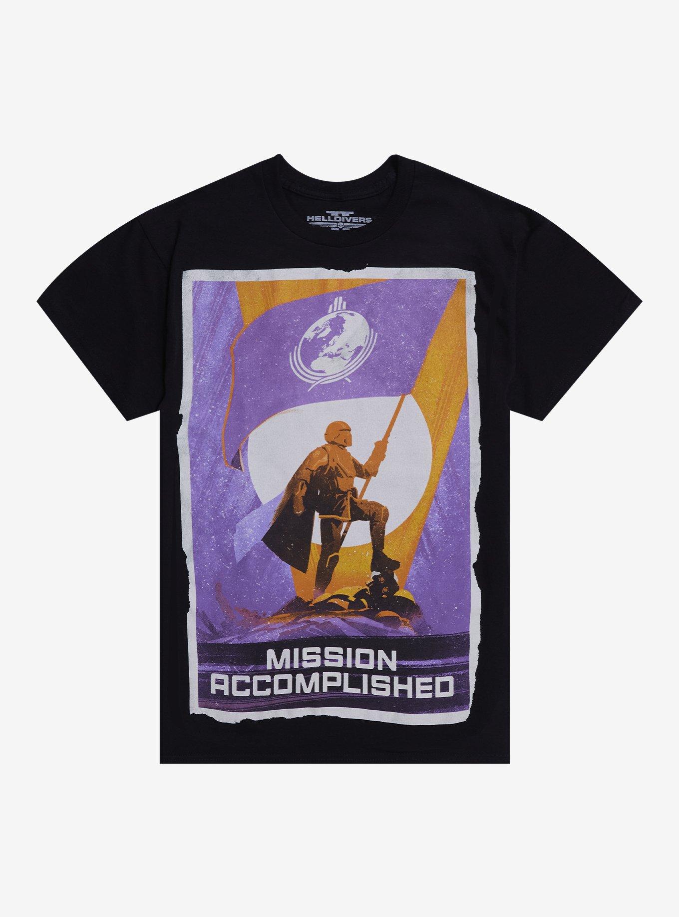 Helldivers Ii Mission Accomplished T Shirt