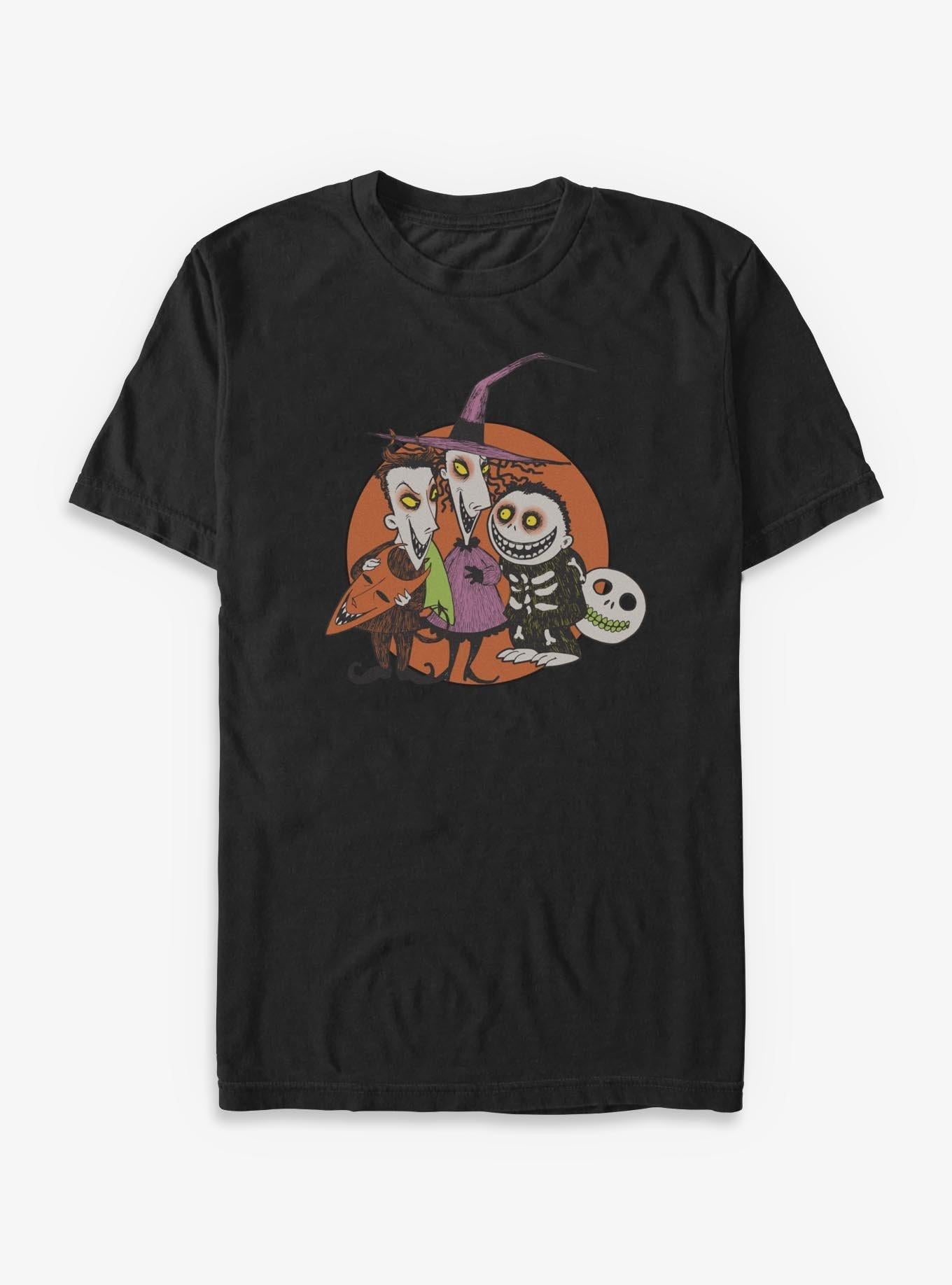 Disney The Nightmare Before Christmas Troublemakers Trio T-shirt | Trendy Graphic Tee | Casual Unisex T-shirt