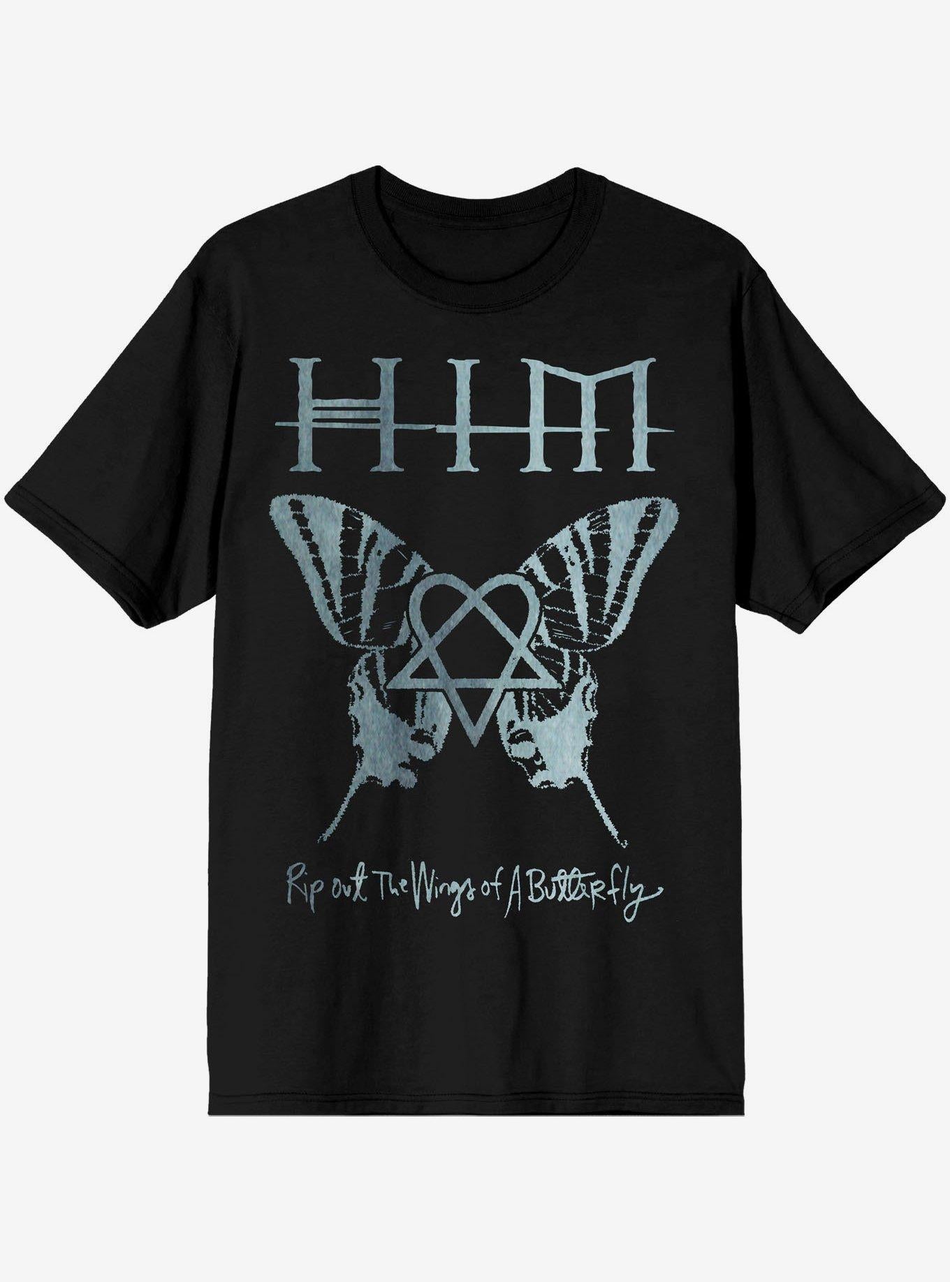 HIM Butterfly T-Shirt | Premium Unisex T-Shirt, Trending Graphic Tee