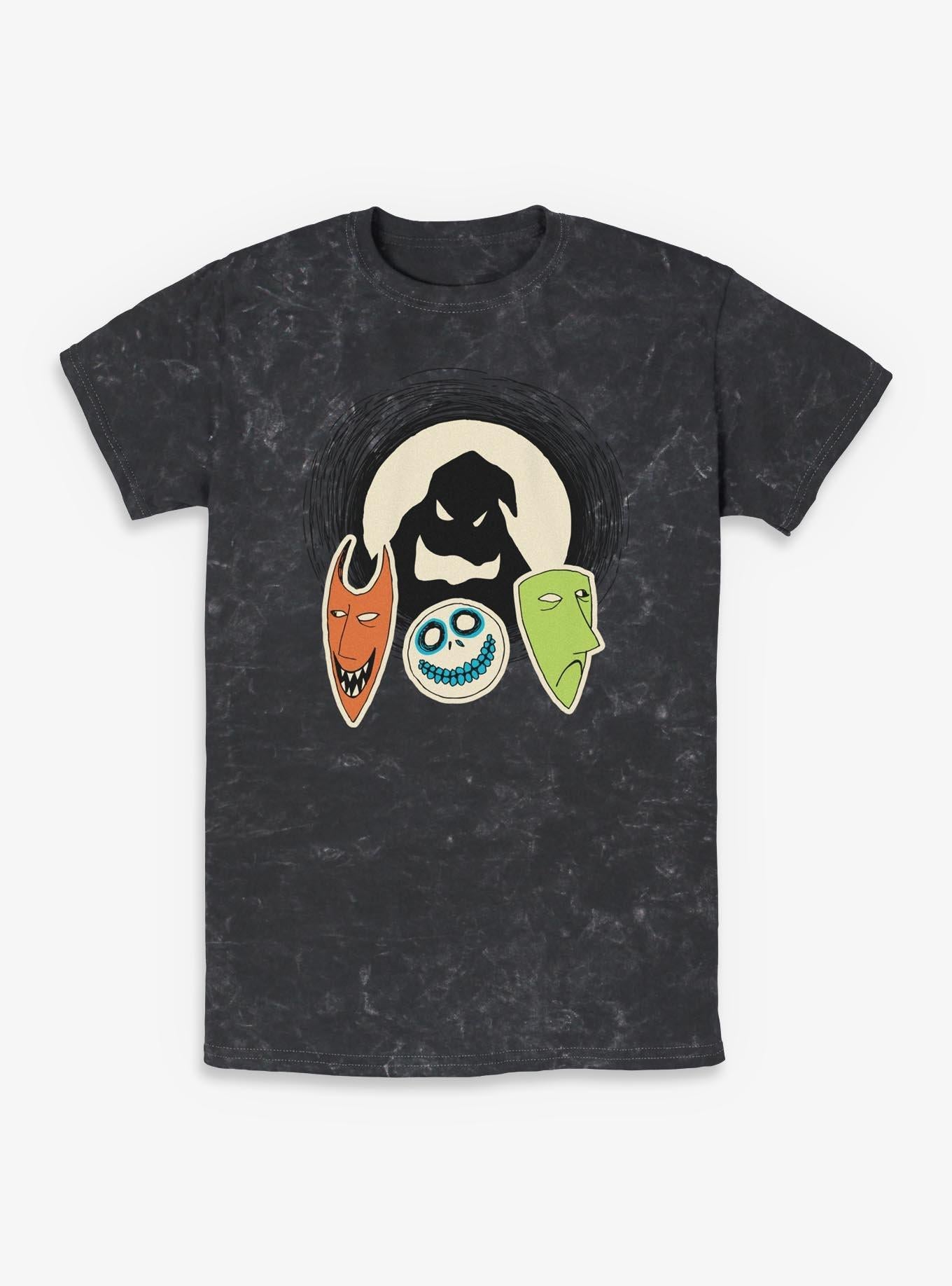Disney The Nightmare Before Christmas Oogie Boogie And Friends Mineral Wash T-Shirt