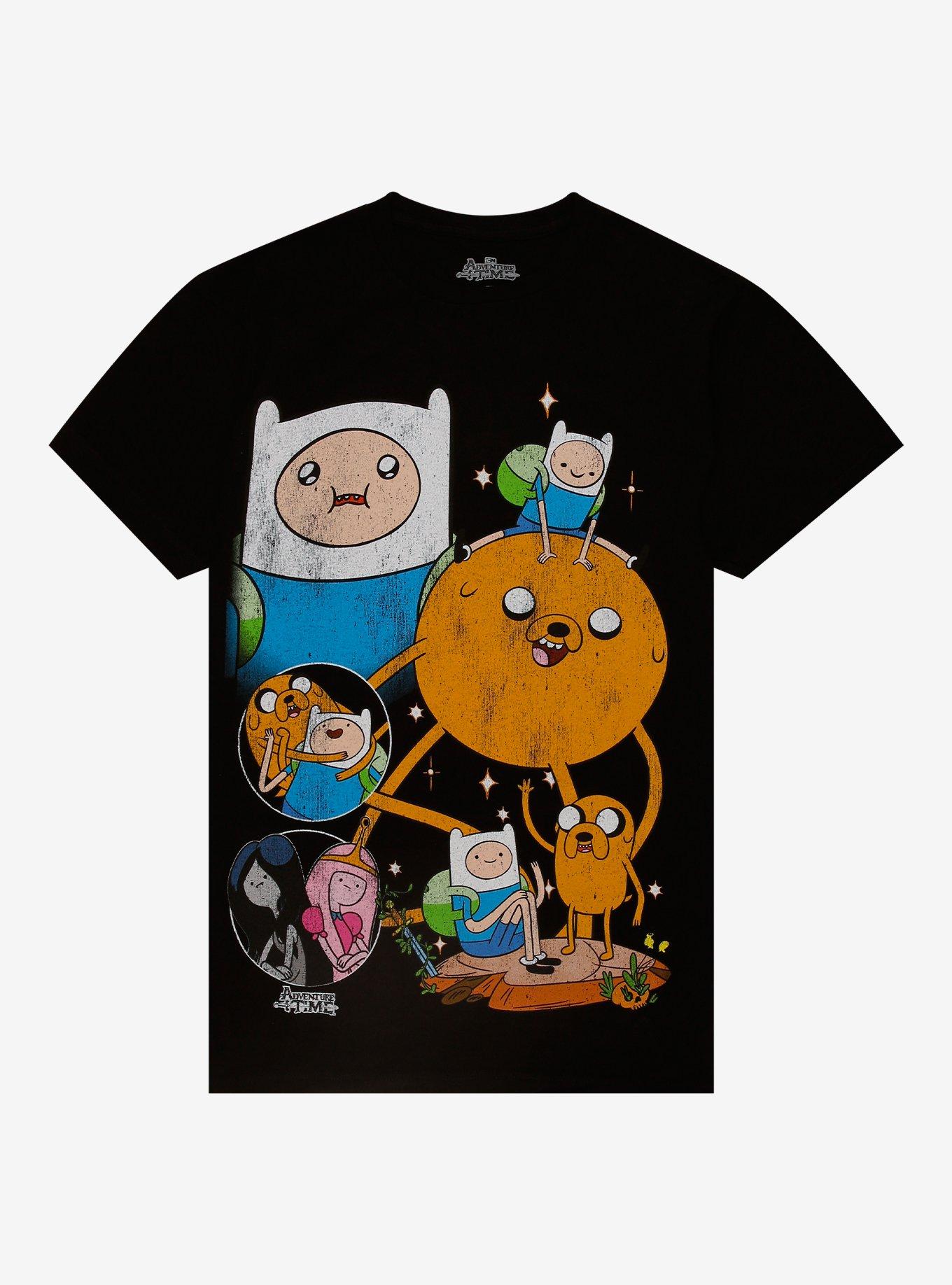 Adventure Time Jake Finn Collage T Shirt