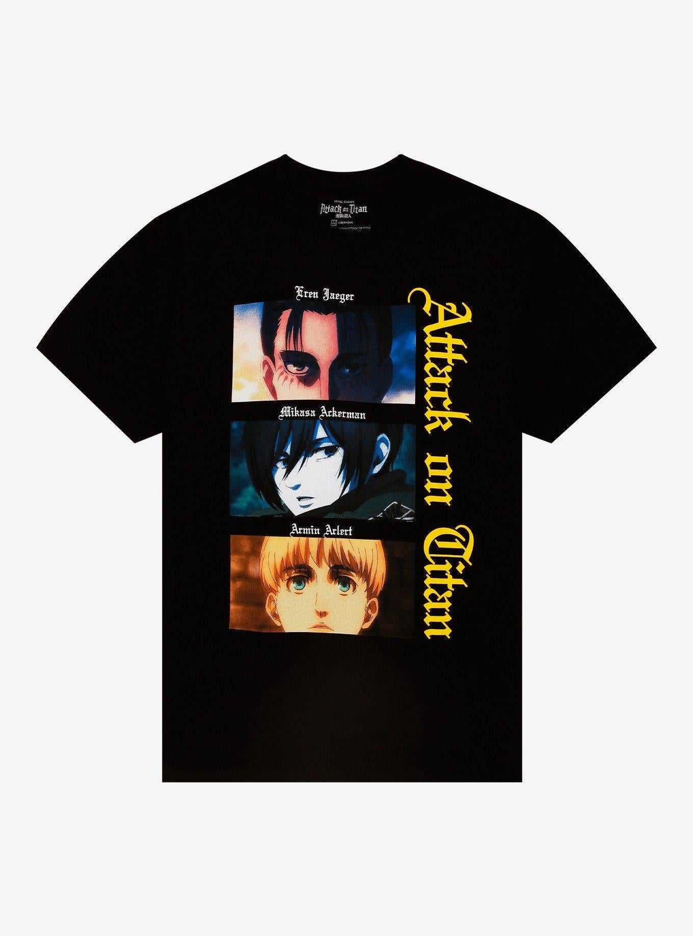 Attack On Titan Trio Eyes T Shirt