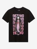 Demon Slayer: Kimetsu No Yaiba Nezuko Name & Portrait T-Shirt
