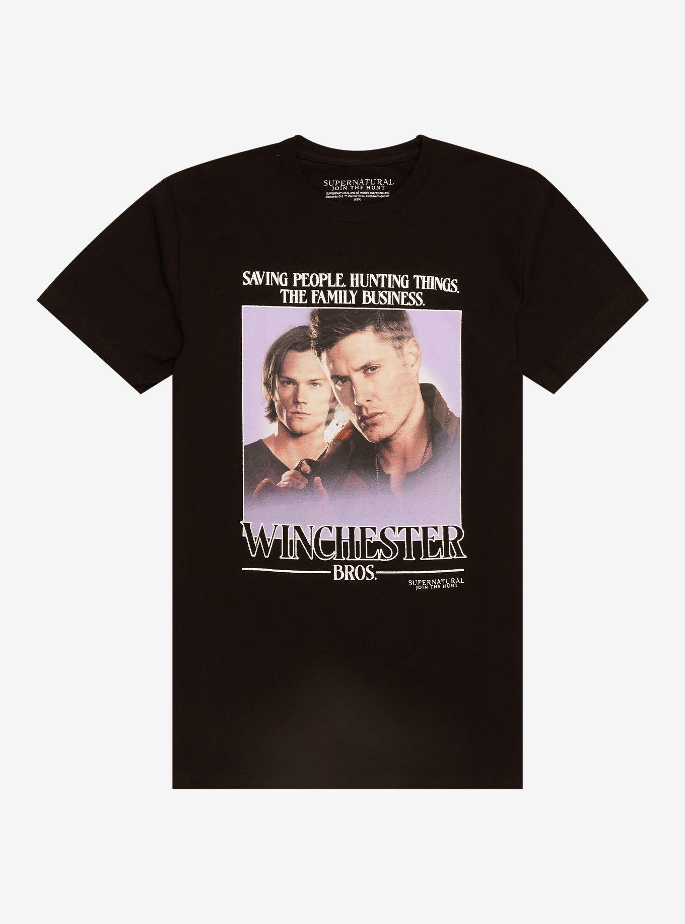 Supernatural Winchester Bros. Foil Text T-Shirt
