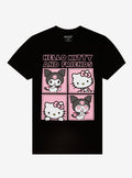 Hello Kitty Kuromi Portrait Grid T-Shirt | Premium Unisex T-Shirt, Trending Graphic Tee