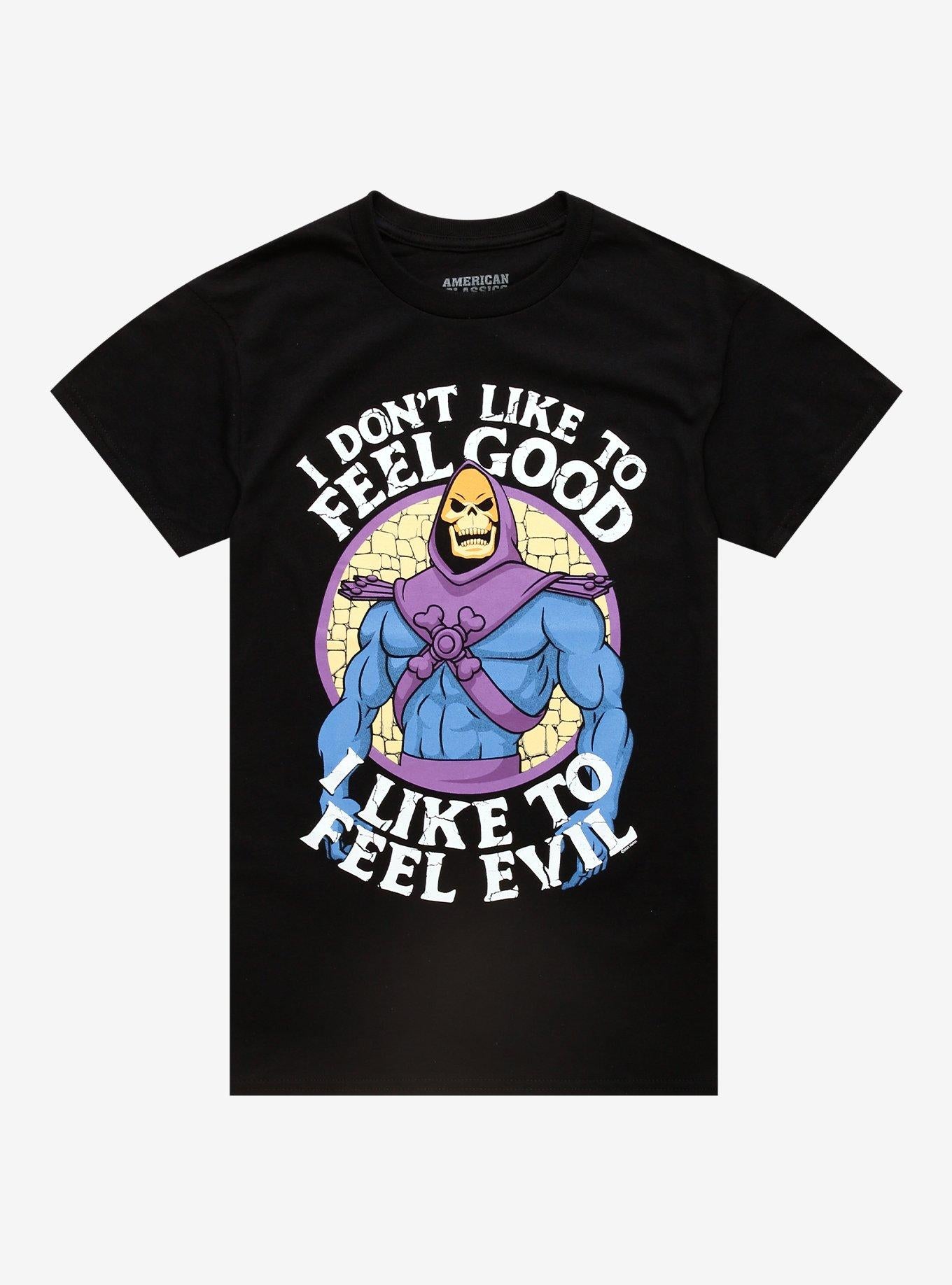 Masters Of The Universe Skeletor Feel Evil TShirt Graphic Tee | Graphic Tee | Unisex Shirt | Perfect Gift for Fans
