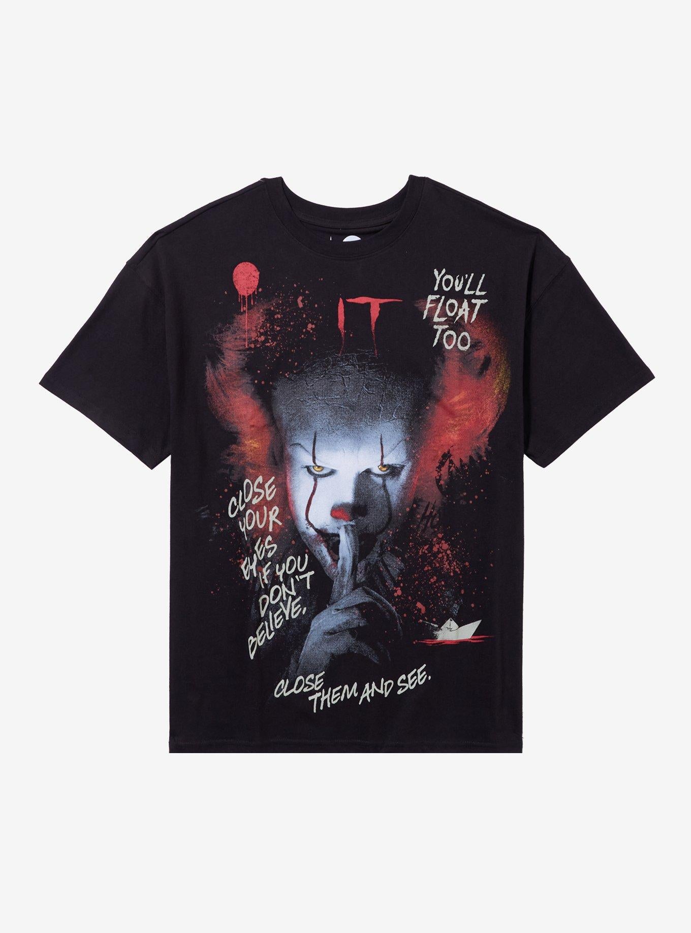 IT Pennywise Quotes Jumbo Print T-Shirt | Premium Unisex T-Shirt, Trending Graphic Tee