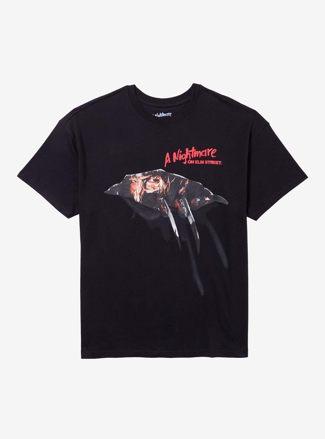A Nightmare On Elm Street Freddy Peeking T-Shirt | Premium Unisex T-Shirt, Trending Graphic Tee