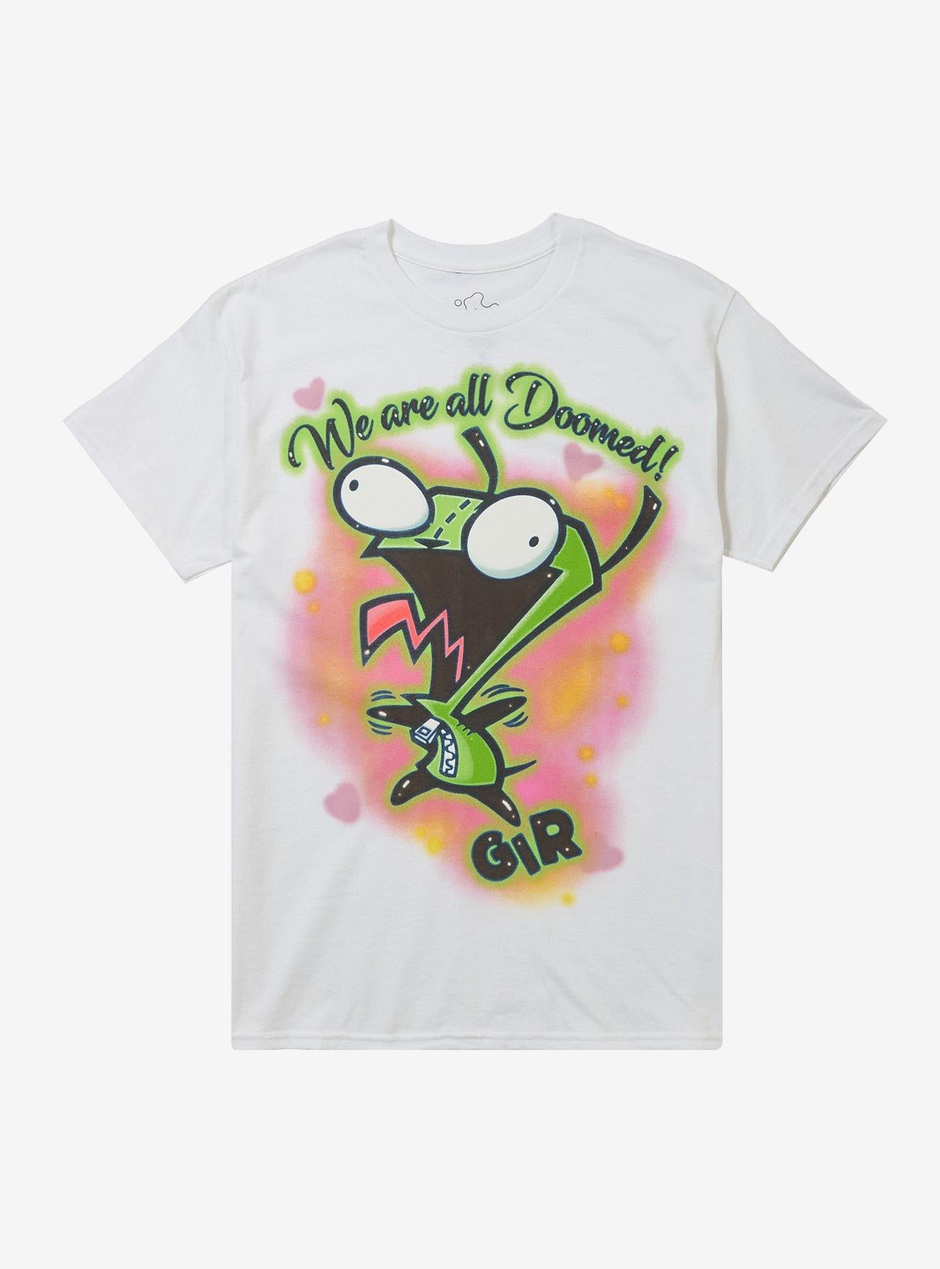 Invader Zim Gir We Are All Doomed T Shirt