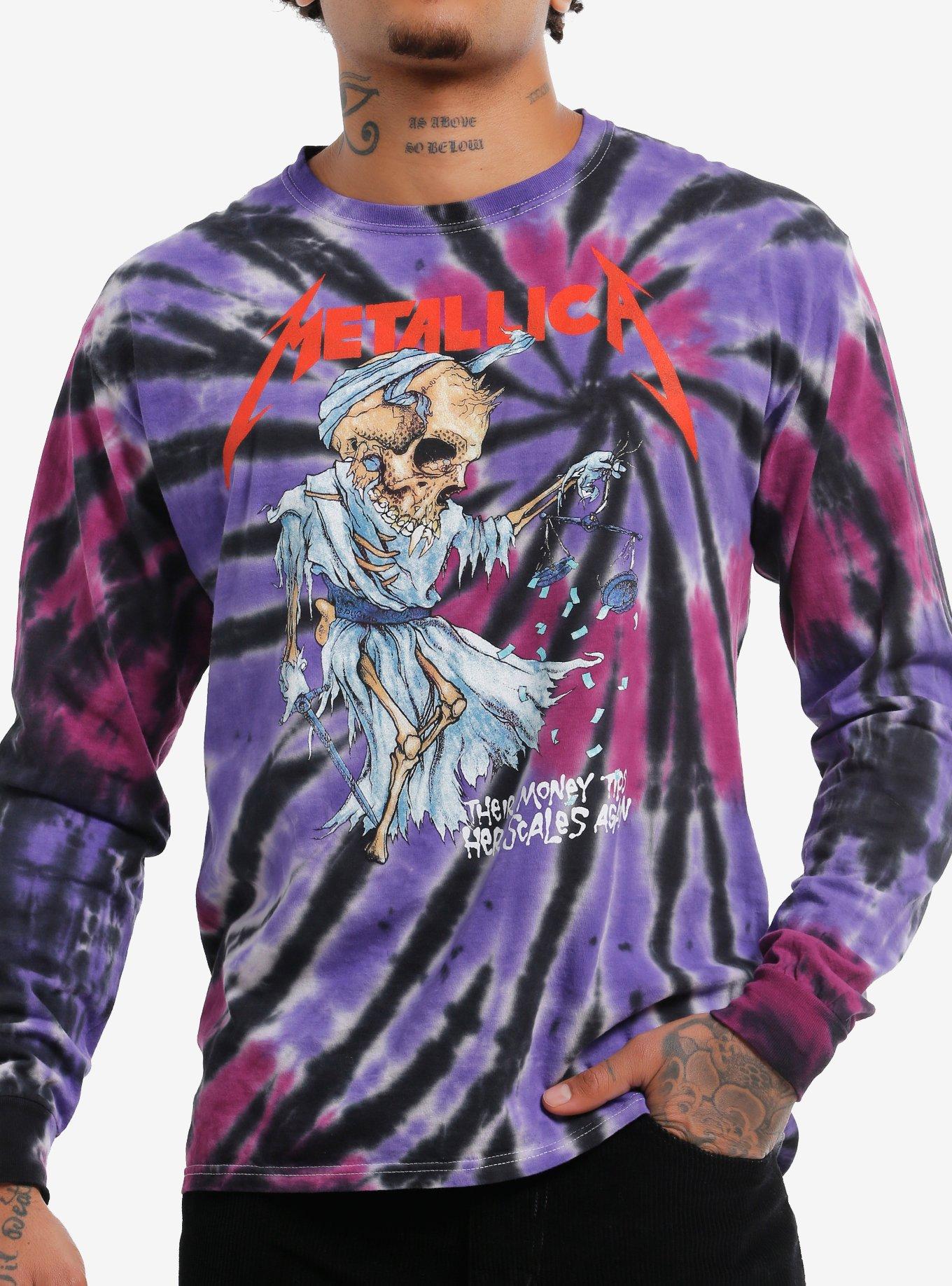 Metallica And Justice For All Pushead Tie-Dye T-Shirt | Premium Unisex T-Shirt, Trending Graphic Tee