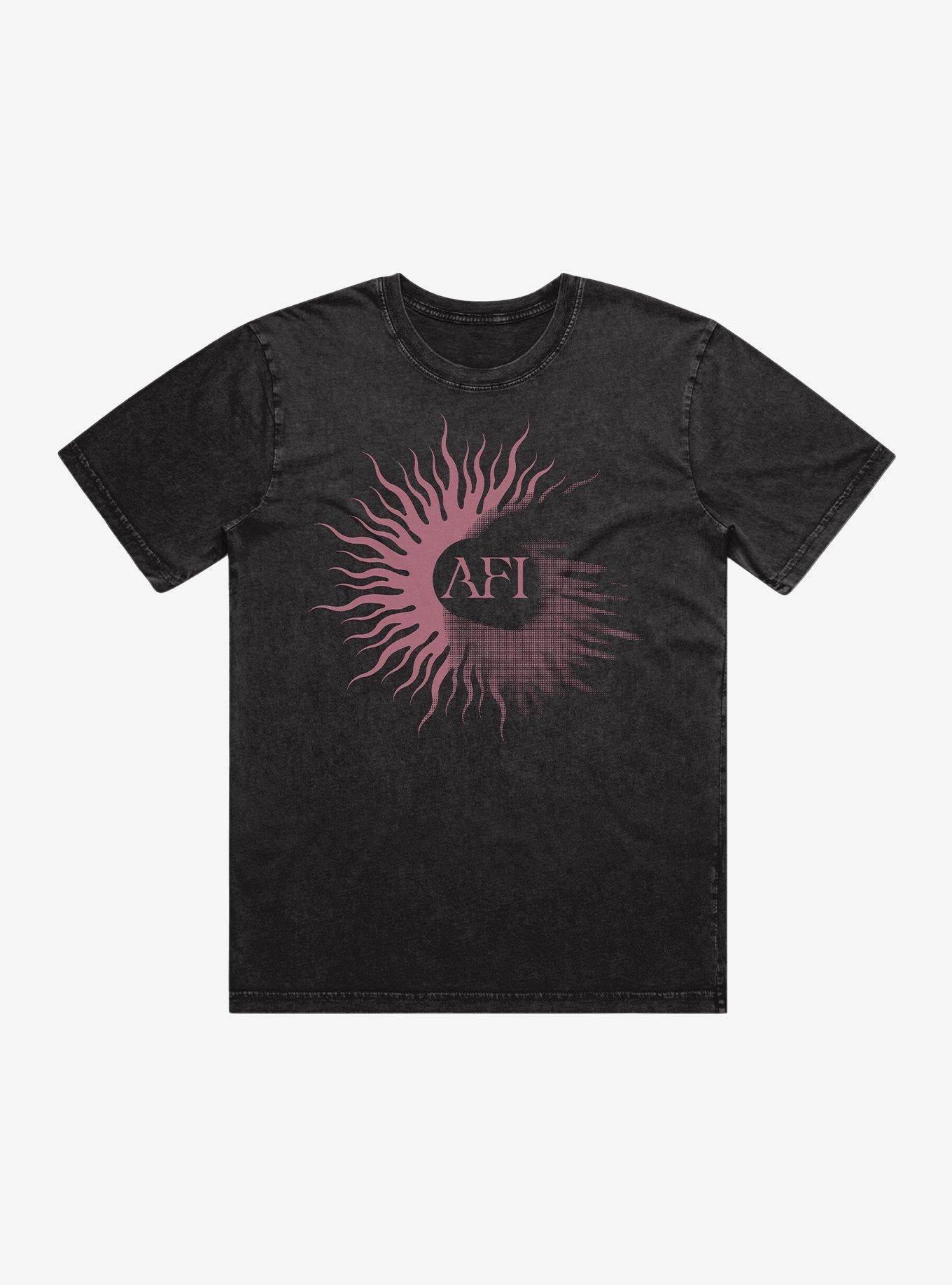 Afi Silver Bleeds Black Sun Double Sided T Shirt Hot Topic Exclusive
