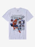 Marvel The Amazing Spider-Man Panels T-Shirt | Premium Unisex T-Shirt, Trending Graphic Tee