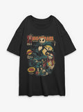 Disney The Nightmare Before Christmas Comic Cover Girls Oversized T-Shirt