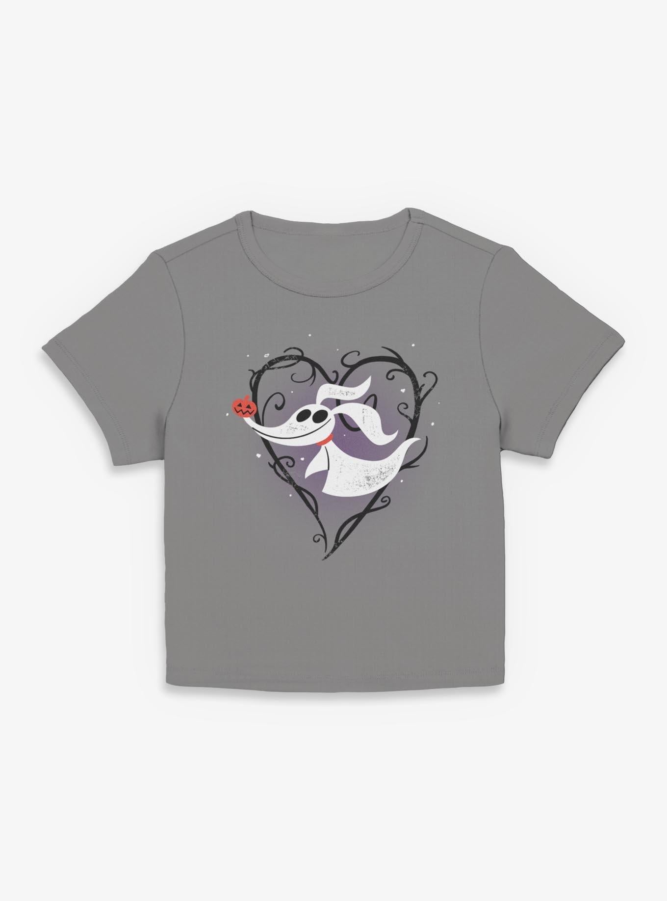 Disney The Nightmare Before Christmas Zero Pumpkin Nose Girls Baby T-shirt | Trendy Graphic Tee | Casual Unisex T-shirt