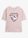 Disney The Nightmare Before Christmas Zero Pumpkin Nose Girls Skimmer T-shirt | Trendy Graphic Tee | Casual Unisex T-shirt