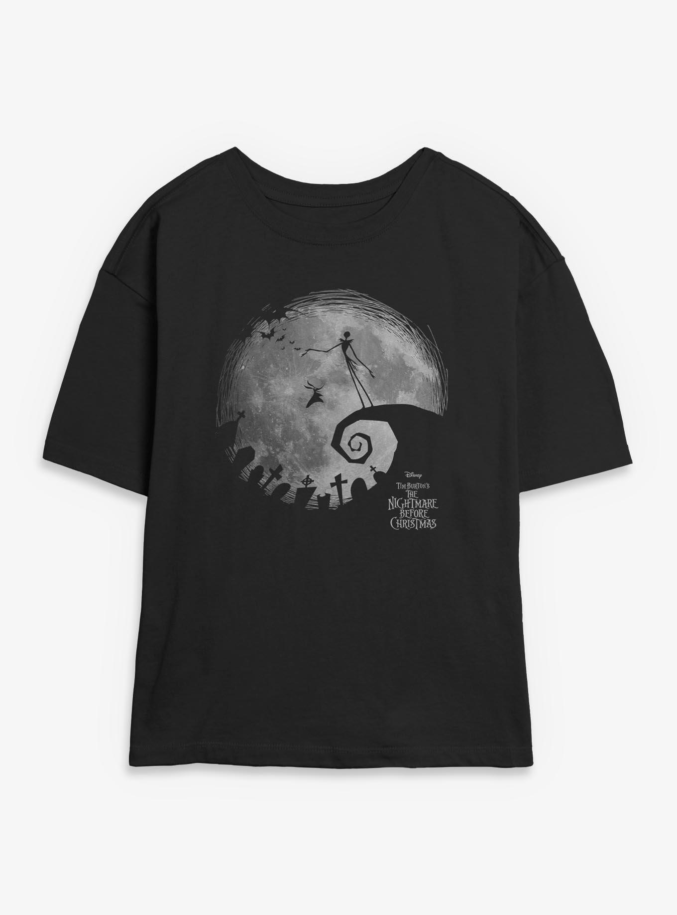 Disney The Nightmare Before Christmas The Nightmare Moon Girls Skimmer T-Shirt