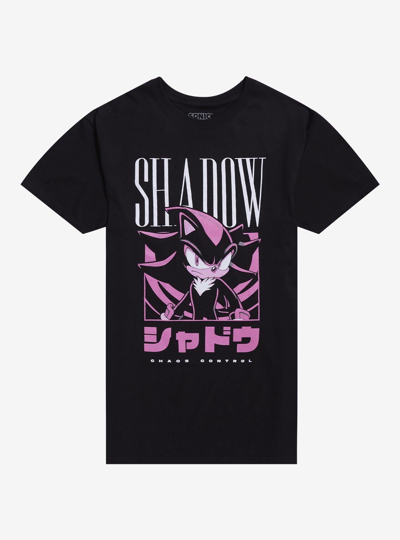 Sonic The Hedgehog Shadow Chaos Control T-Shirt | Premium Unisex T-Shirt, Trending Graphic Tee