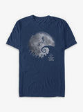 Disney The Nightmare Before Christmas The Nightmare Moon Garment Dye T-shirt | Trendy Graphic Tee | Casual Unisex T-shirt