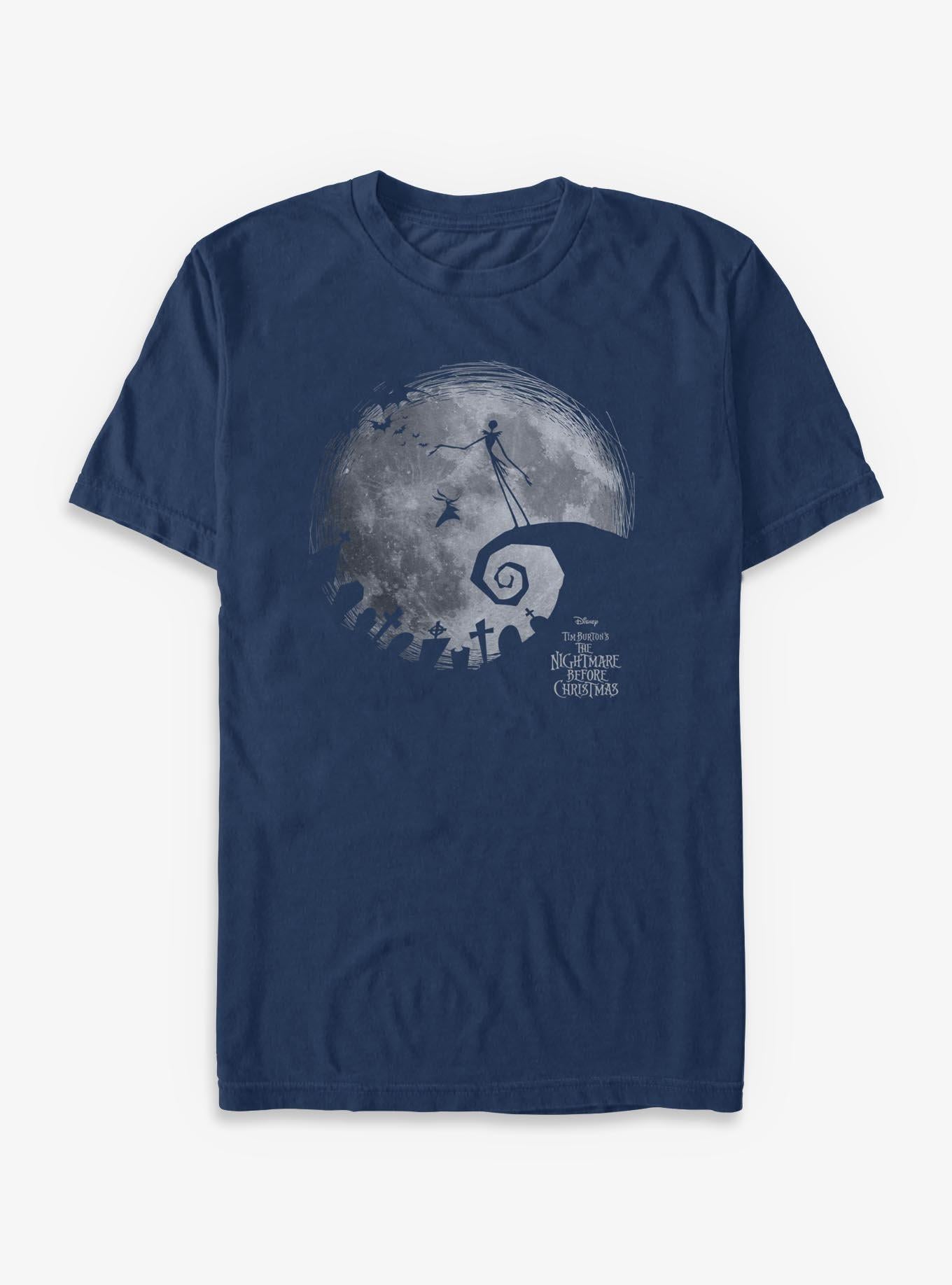 Disney The Nightmare Before Christmas The Nightmare Moon Garment Dye T-Shirt