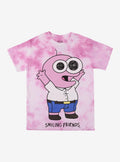 Smiling Friends Pim Pink Tie-Dye T-Shirt | Premium Unisex T-Shirt, Trending Graphic Tee