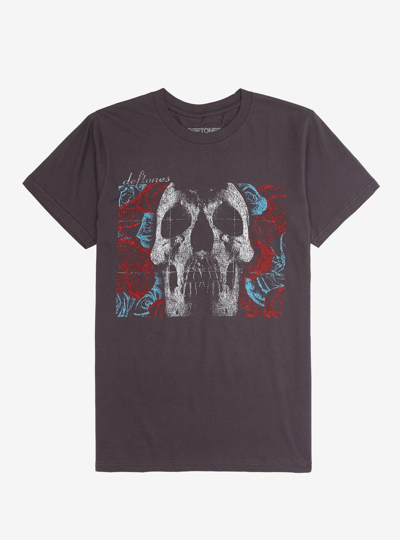 Deftones Skulls Roses T Shirt