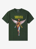 Nirvana In Utero Angel Green Girls T-Shirt T-Shirt | Fan Favorite Style | Must-Have Style