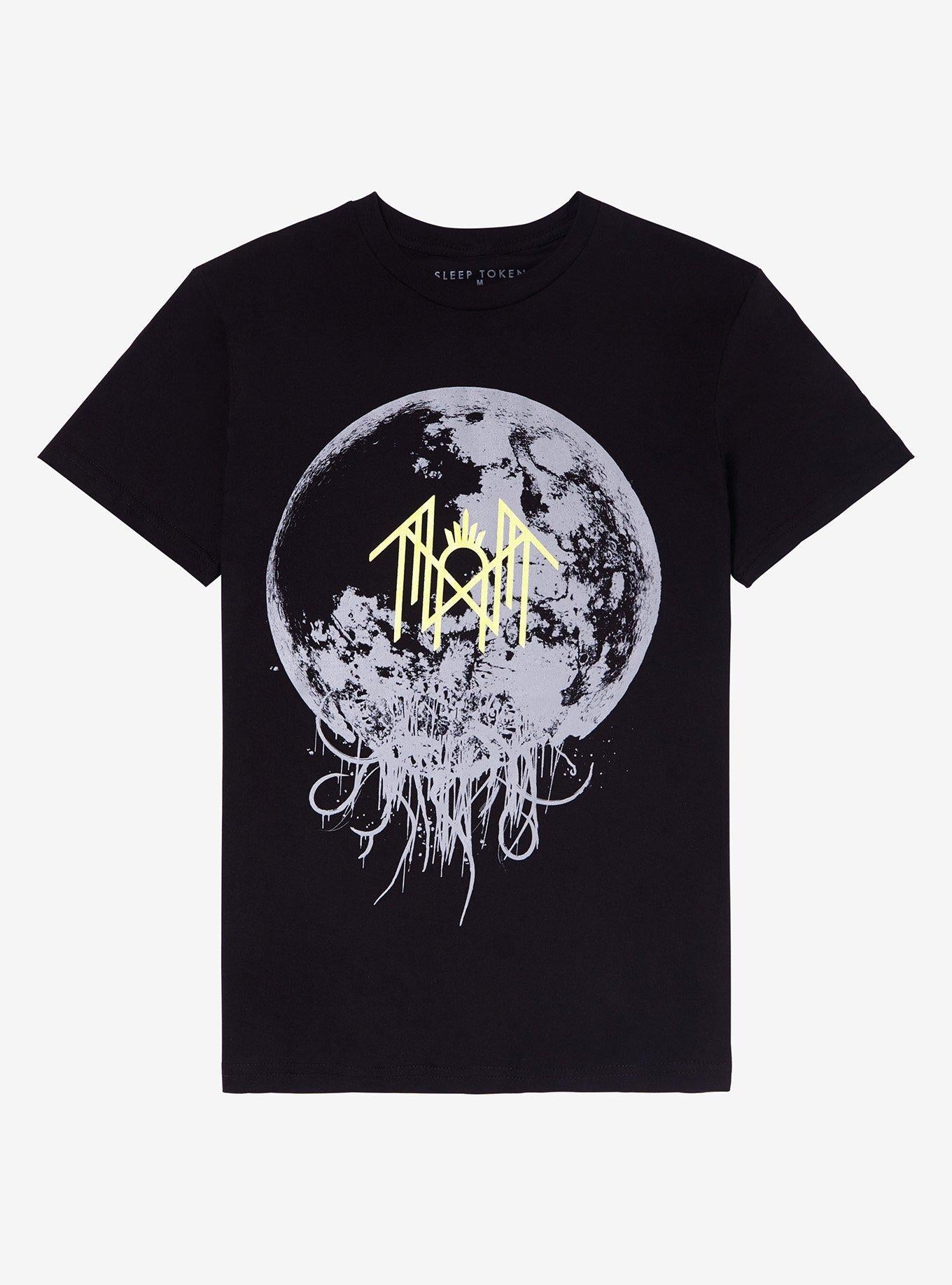 Sleep Token Moon Glow-In-The-Dark T-Shirt | Premium Unisex T-Shirt, Trending Graphic Tee