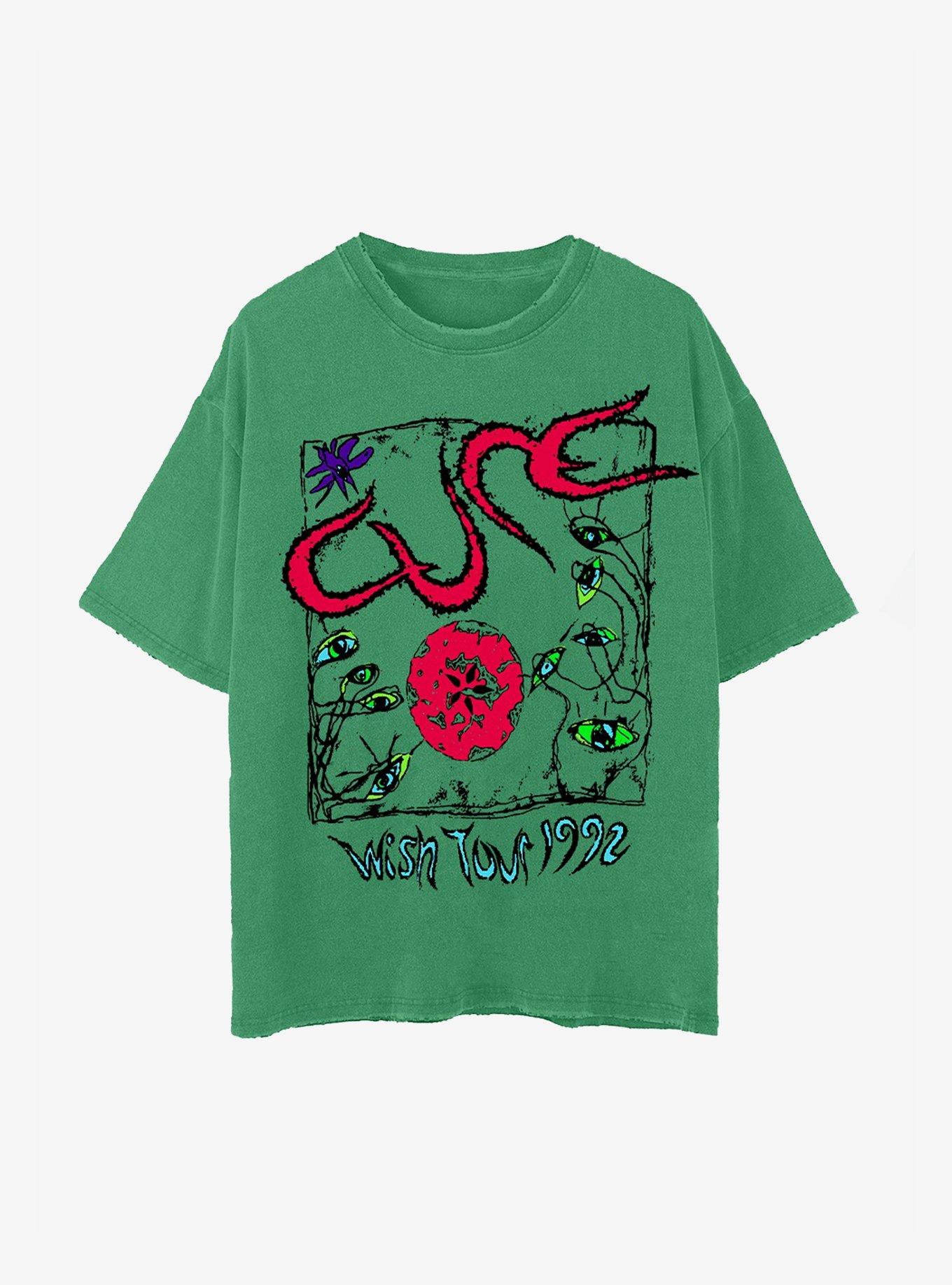 Cure Green Wish Tour 1992 Two Sided T Shirt