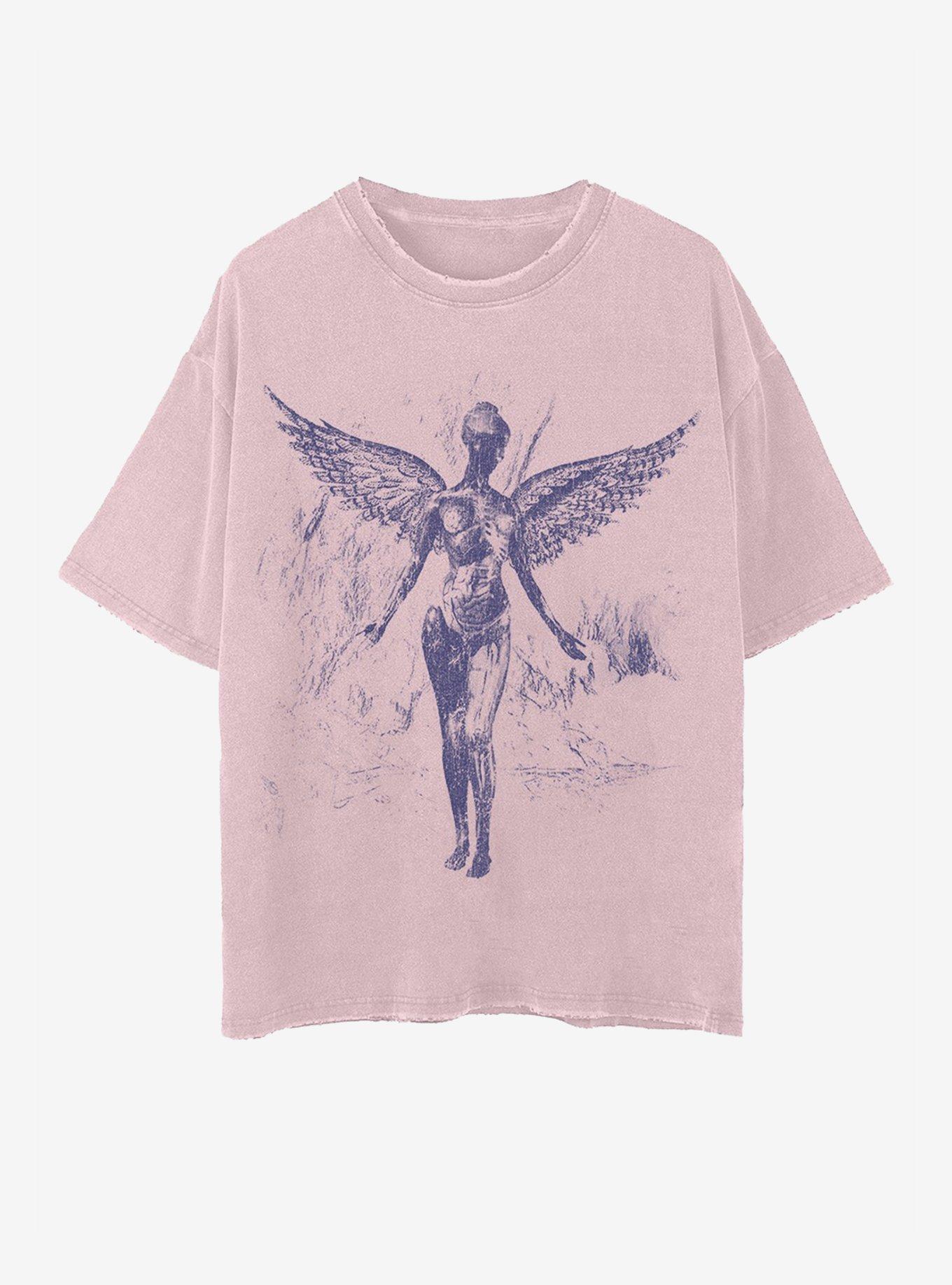 Nirvana Pink In Utero Angel Two Sided T Shirt