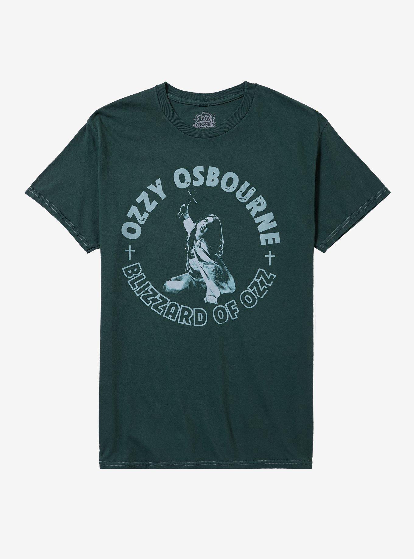 Ozzy Osbourne Blizzard Of Ozz Green T Shirt