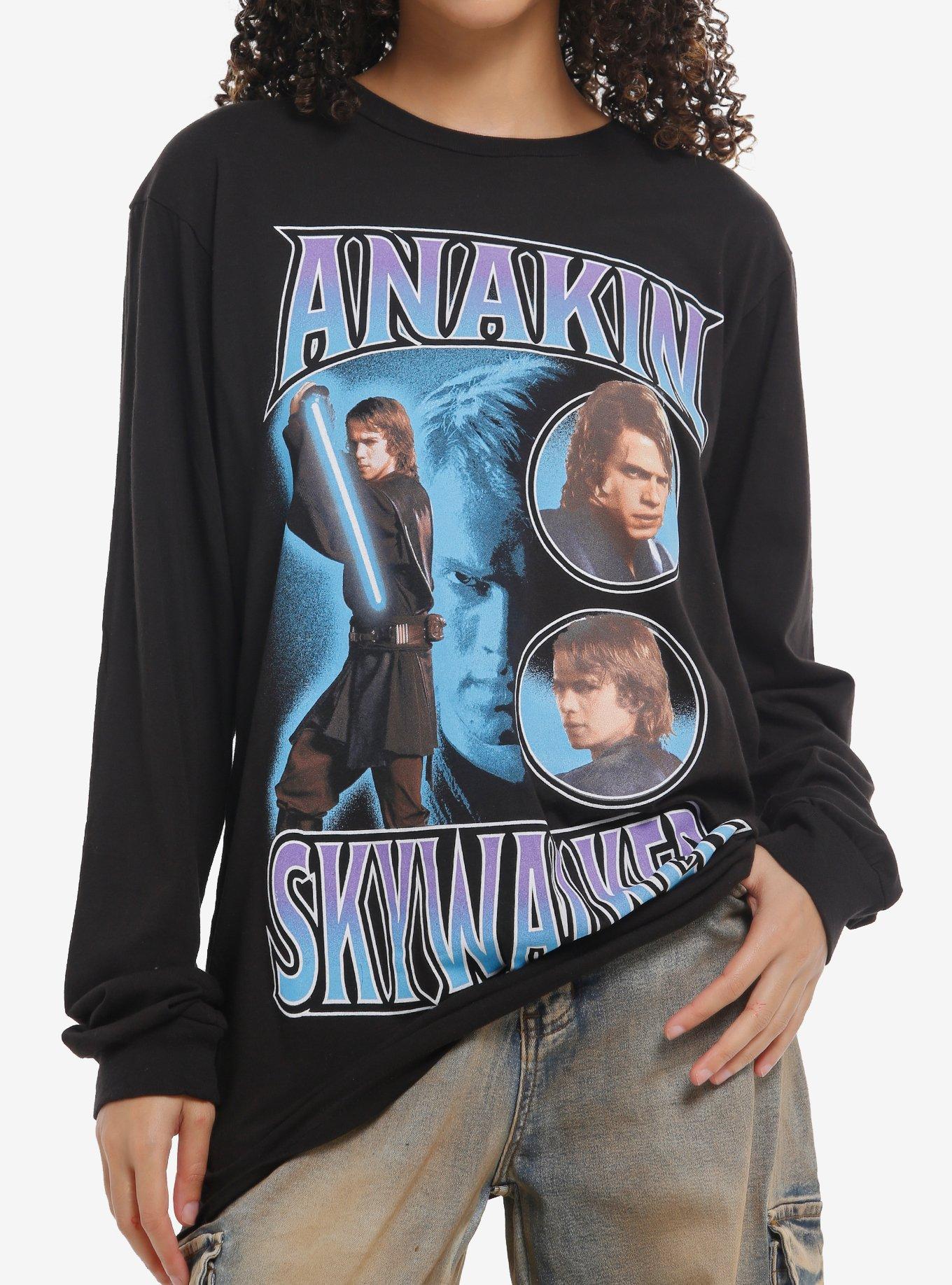 Star Wars Anakin Skywalker Collage Long-Sleeve T-Shirt | Premium Unisex T-Shirt, Trending Graphic Tee