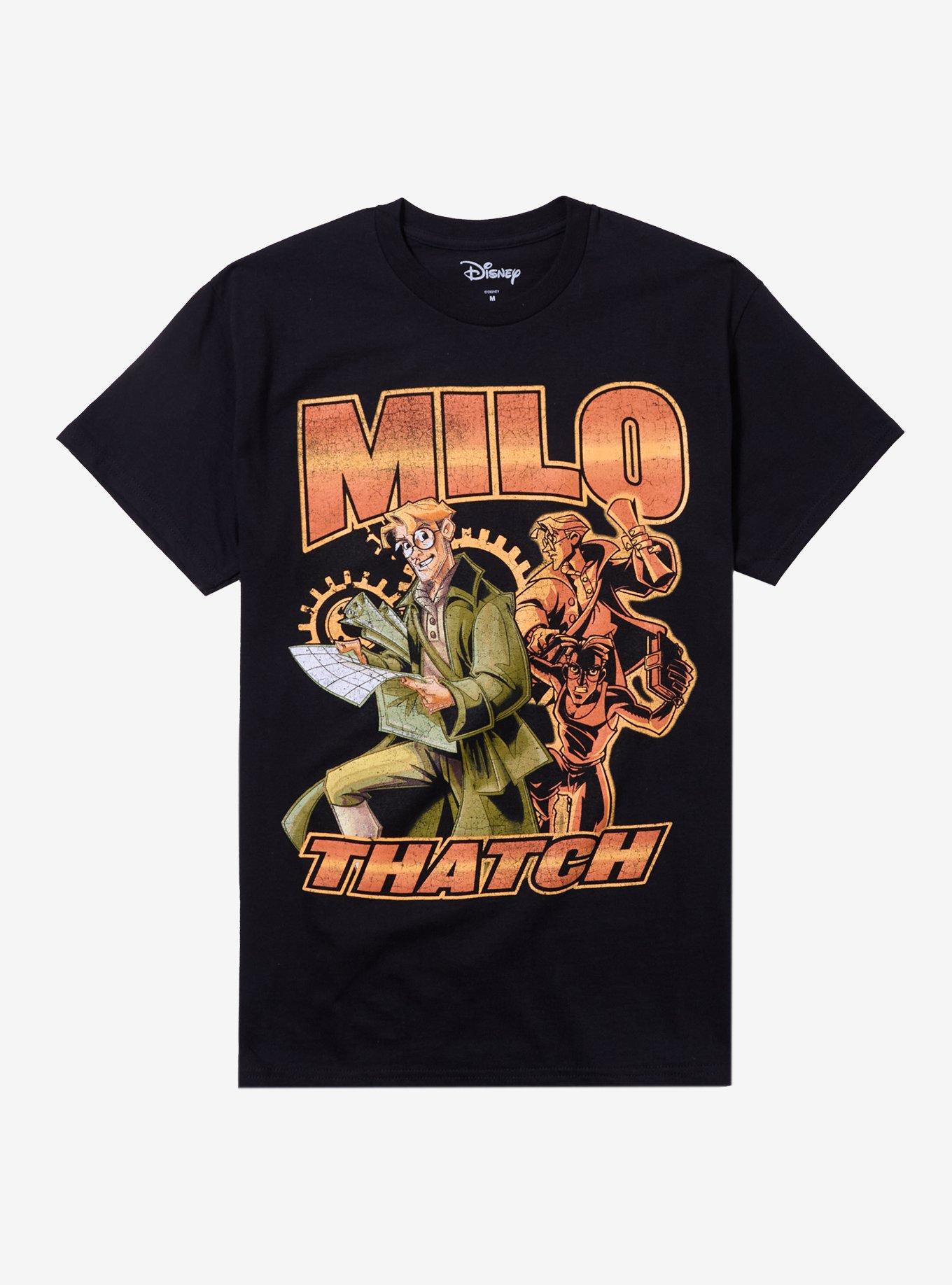 Disney Atlantis The Lost Empire Milo Thatch T-Shirt T-Shirt | Bold Graphic Edition | Trending Now