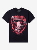 Terrifier Art Barbed Wire Heart T-Shirt | Premium Unisex T-Shirt, Trending Graphic Tee