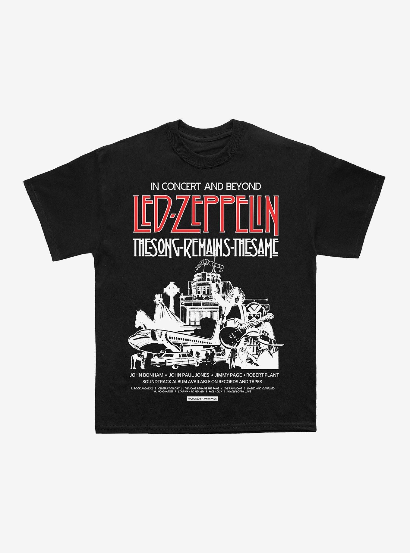 Led Zeppelin Song Remains Same Concert T Shirt