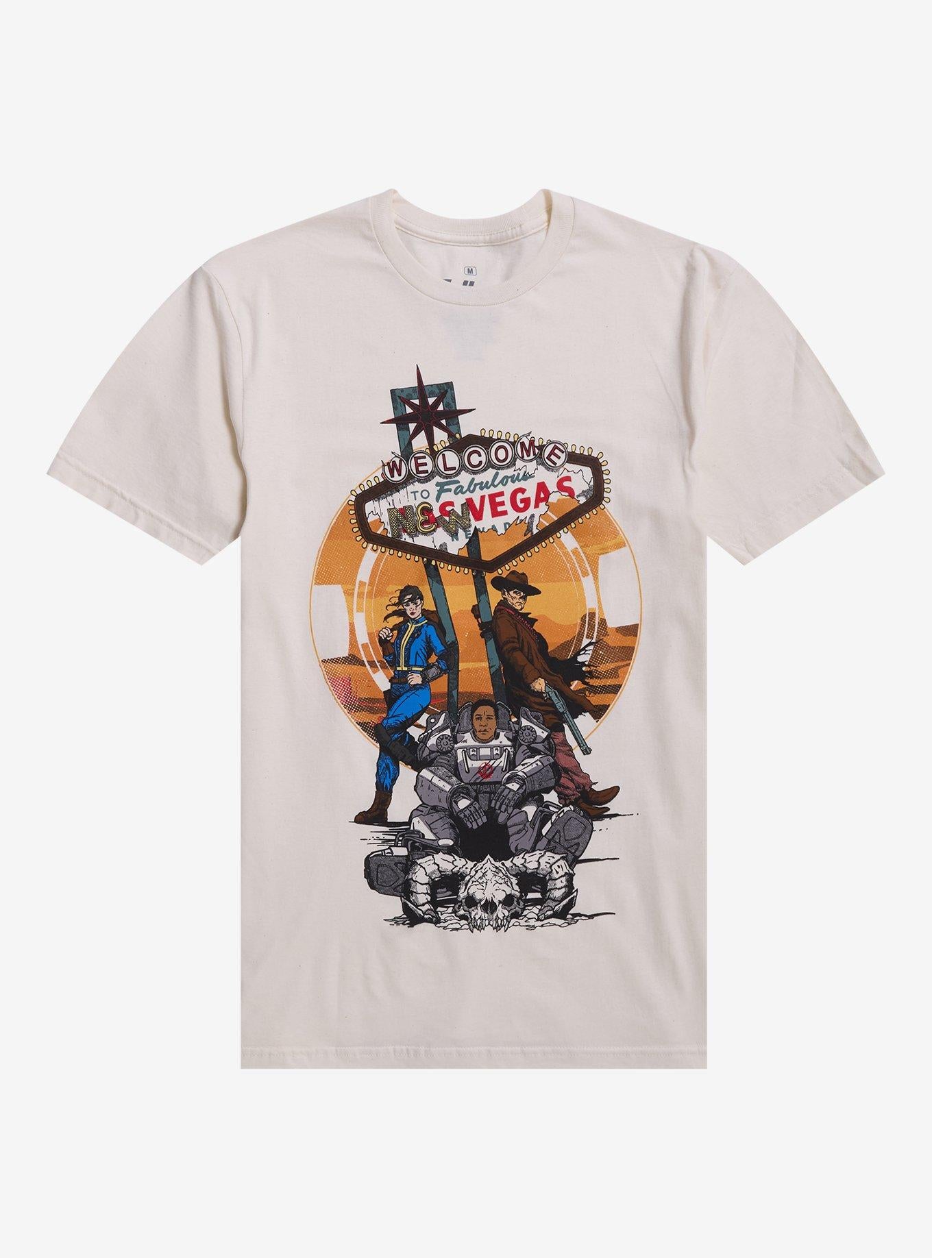 Fallout New Vegas Trio T-Shirt | Premium Unisex T-Shirt, Trending Graphic Tee