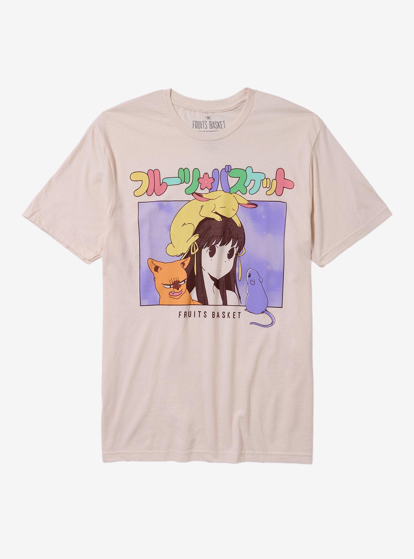 Fruits Basket Tohru Animals T-Shirt | Premium Unisex T-Shirt, Trending Graphic Tee