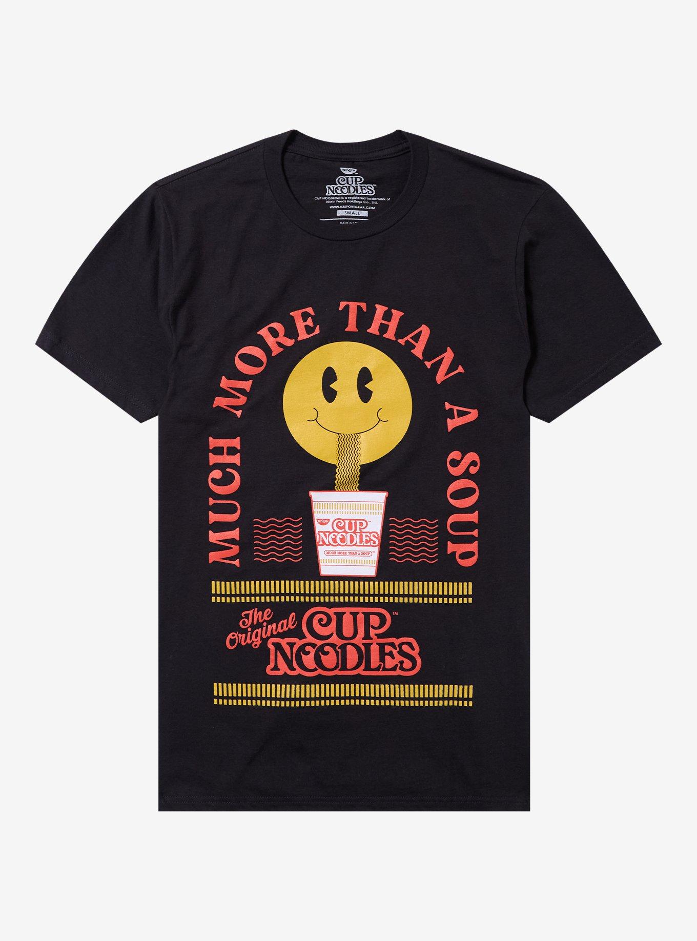 Nissin Cup Noodles Smiling Face T-Shirt | Premium Unisex T-Shirt, Trending Graphic Tee