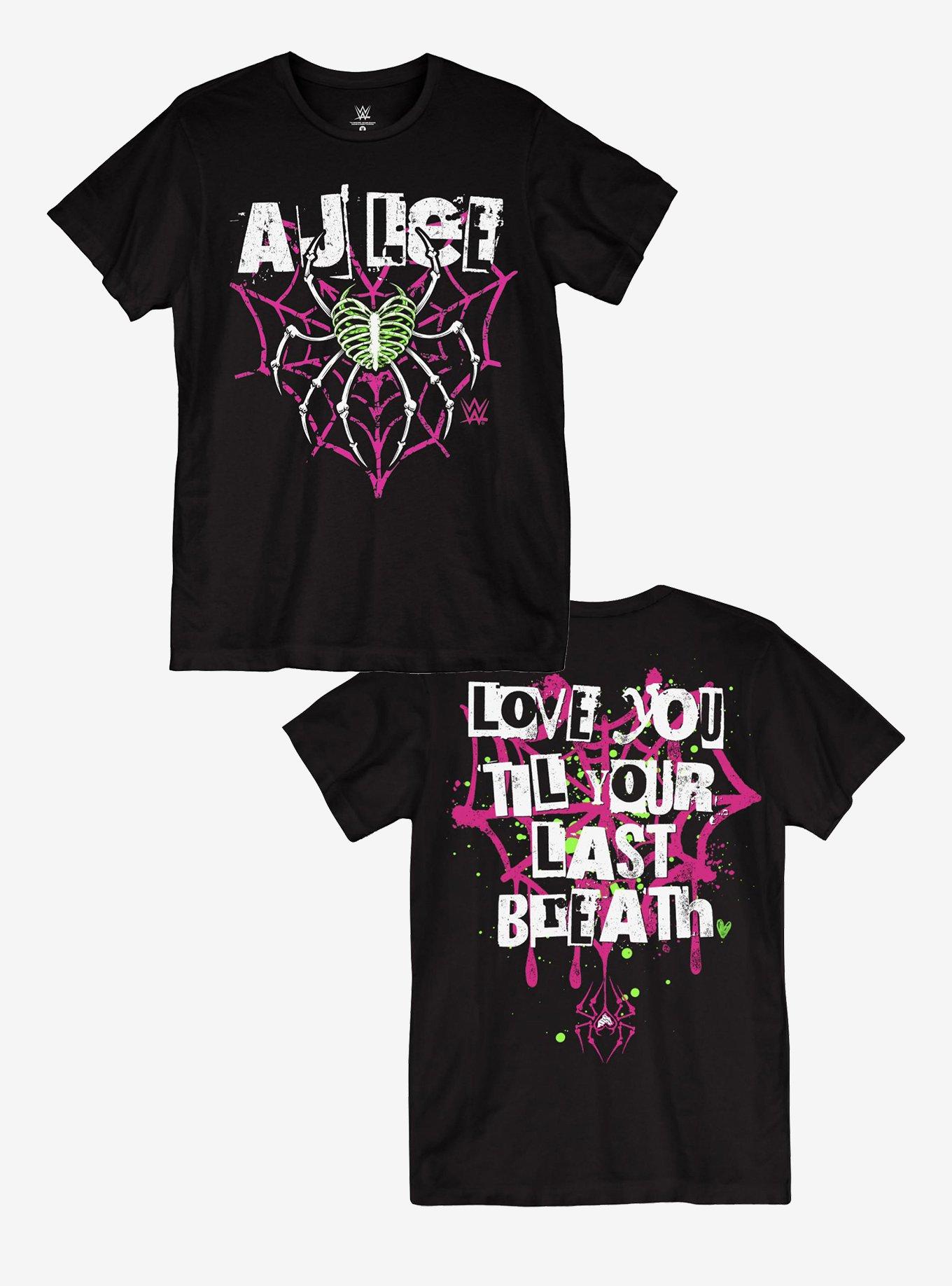 Wwe Aj Lee Spider Quote T Shirt
