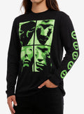 Type O Negative Face Grid Long-Sleeve T-Shirt | Premium Unisex T-Shirt, Trending Graphic Tee