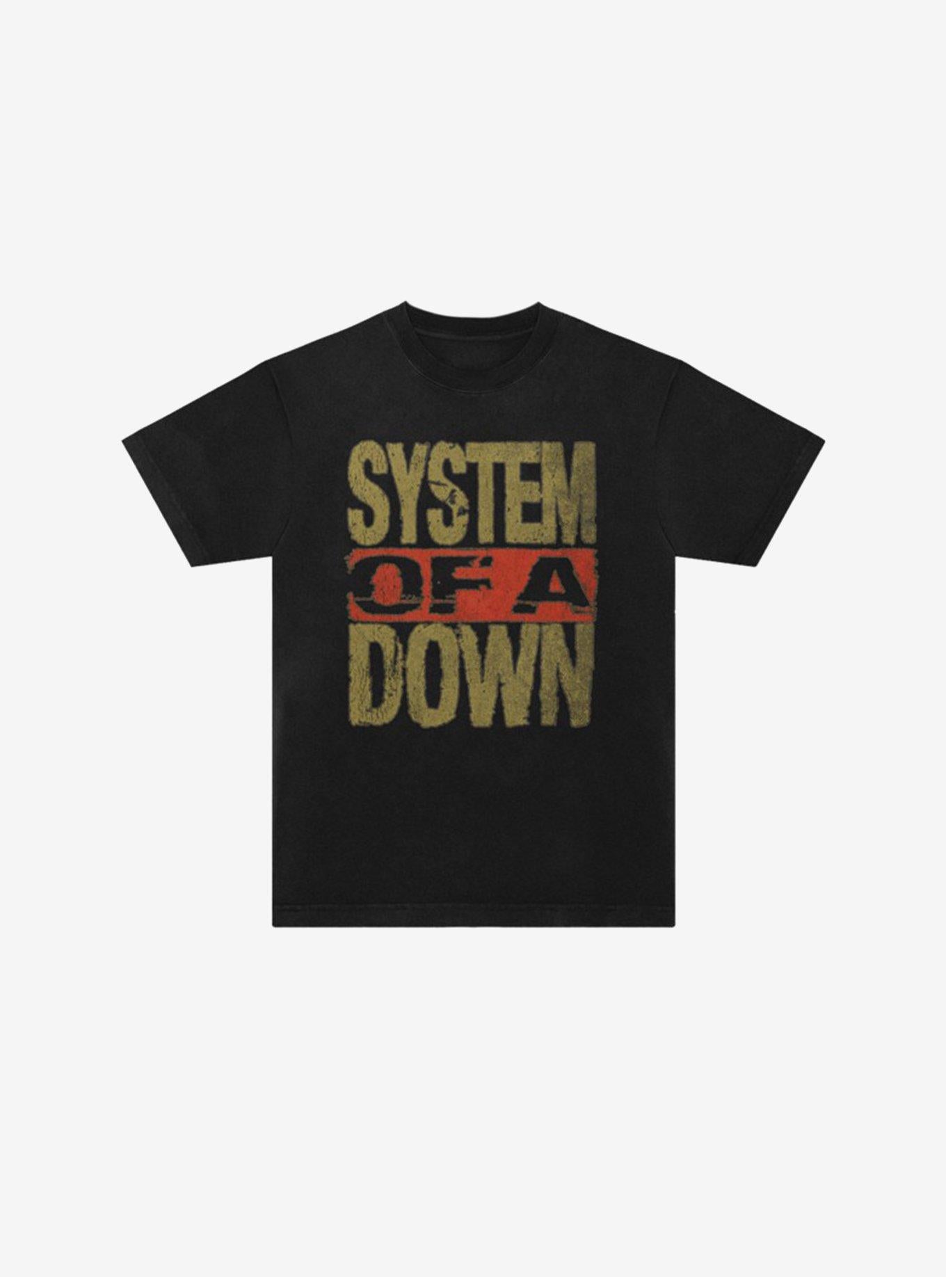 System Of A Down Text Logo T-Shirt | Premium Unisex T-Shirt, Trending Graphic Tee