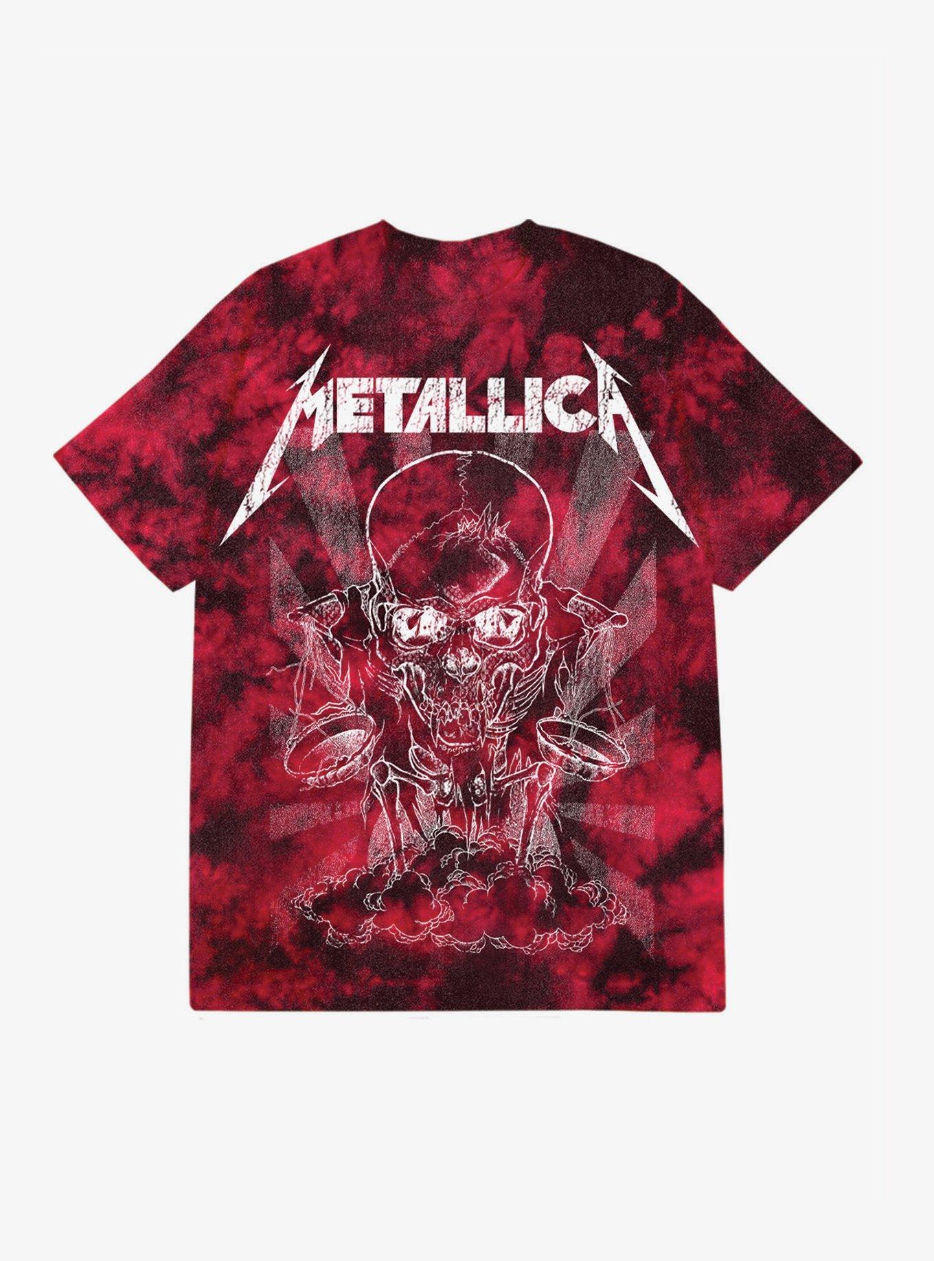 Metallica Skull Red Wash T-Shirt | Premium Unisex T-Shirt, Trending Graphic Tee
