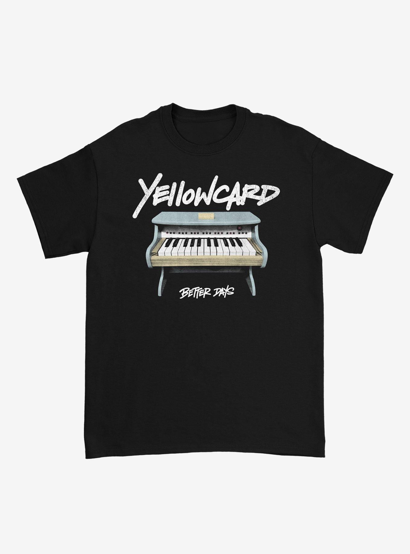 Yellowcard Better Days Keyboard T-Shirt | Premium Unisex T-Shirt, Trending Graphic Tee