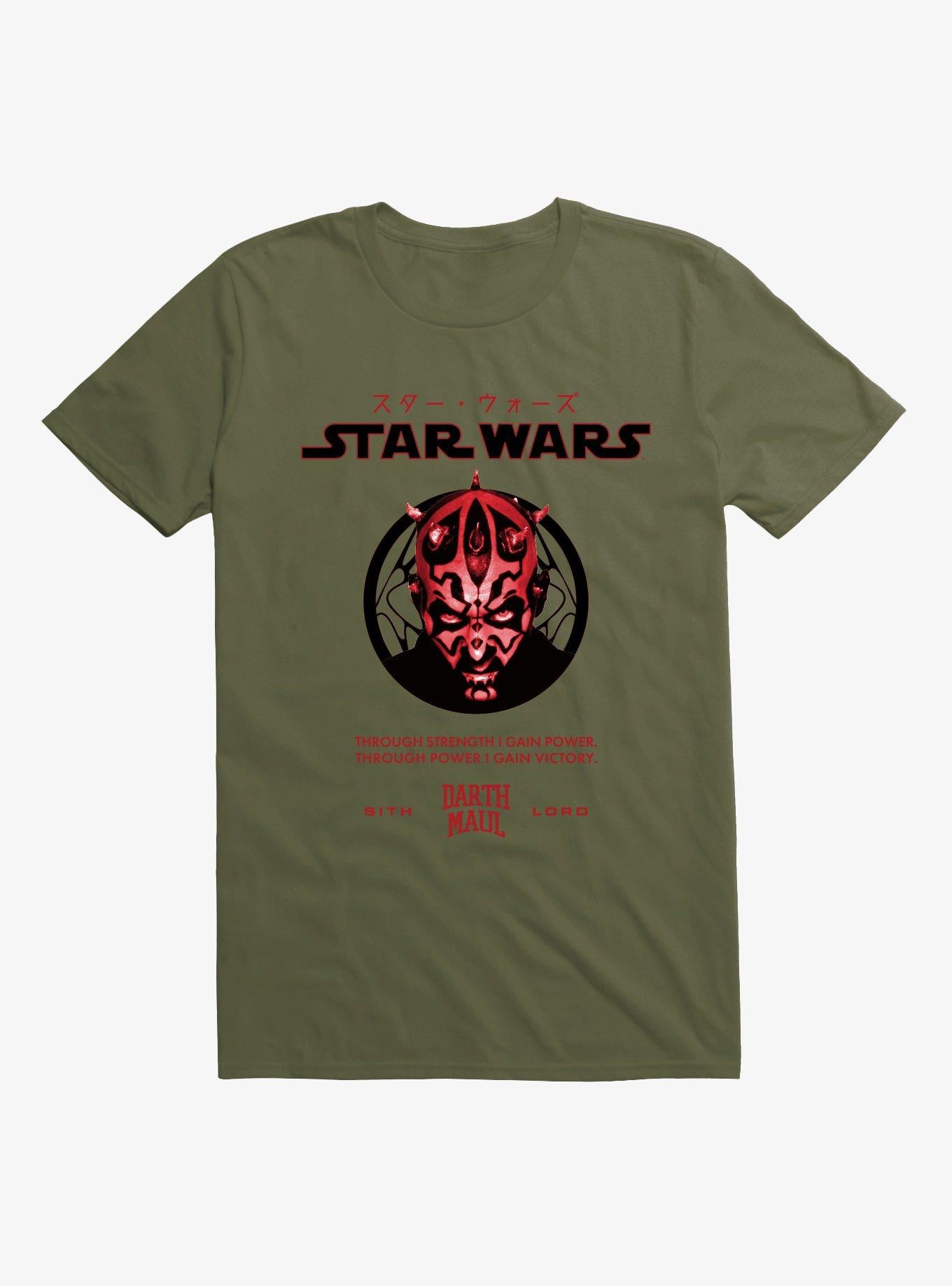Star Wars Episode I: The Phantom Menace Sith Lord Darth Maul T-Shirt Hot Topic Exclusive